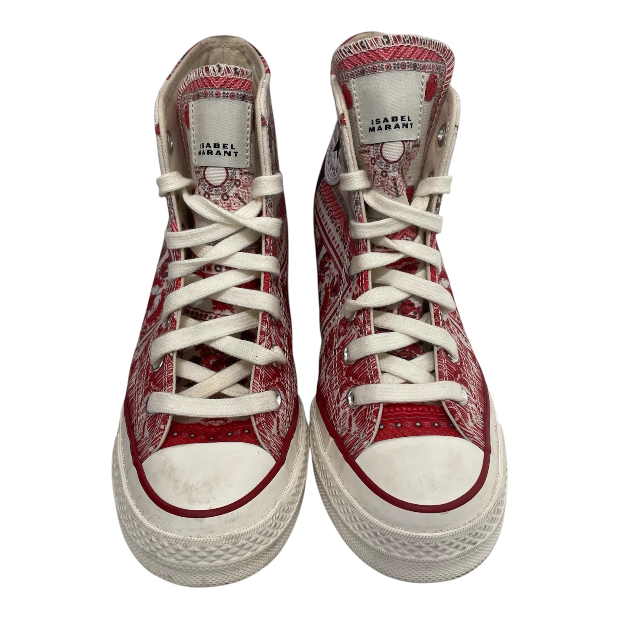 ISABEL MARANT/CONVERSE/Shoes/US 8/All Over Print/RED/BANDANA PRINT view 5