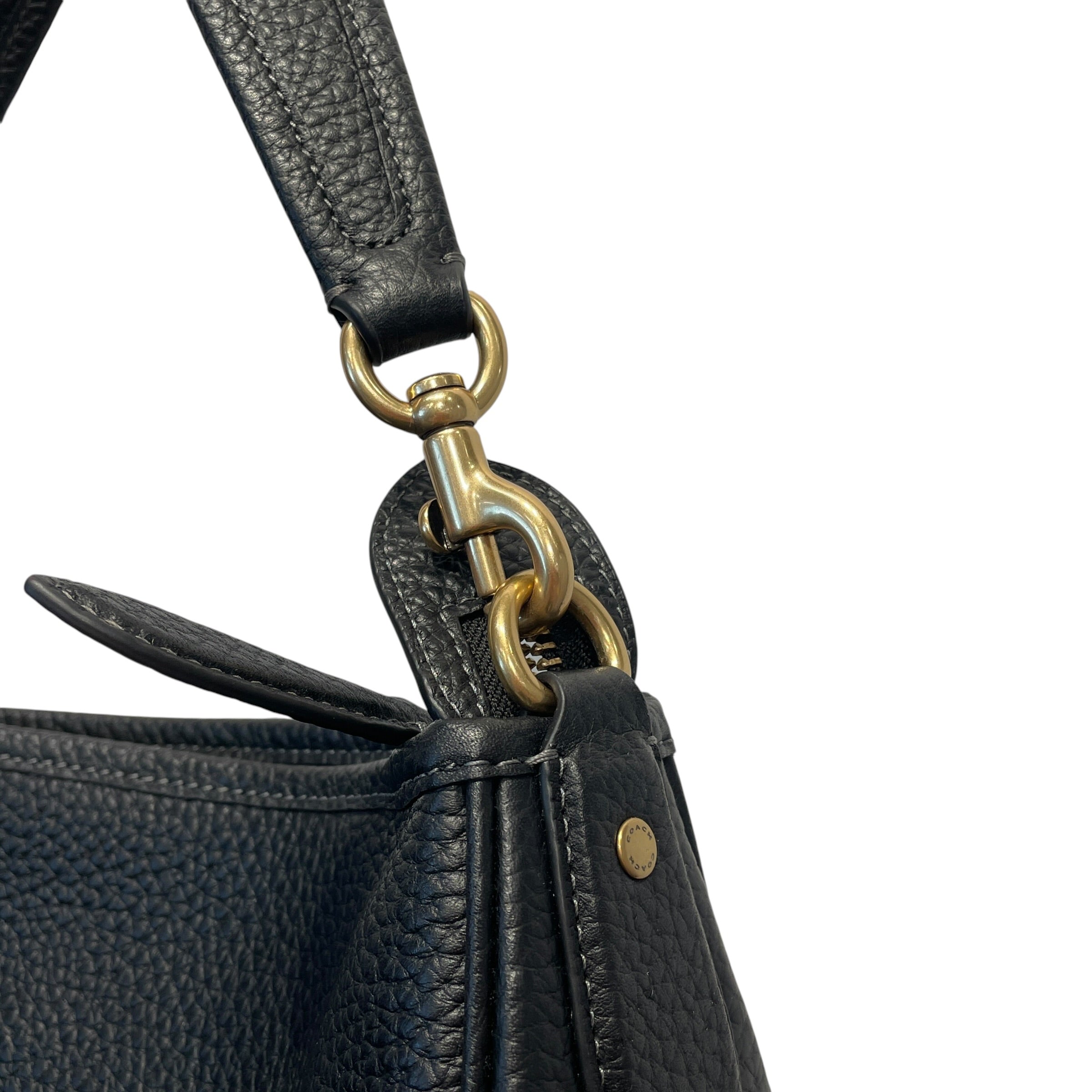 COACH/Hand Bag/Leather/BLK/CARY HAND BAG view 5