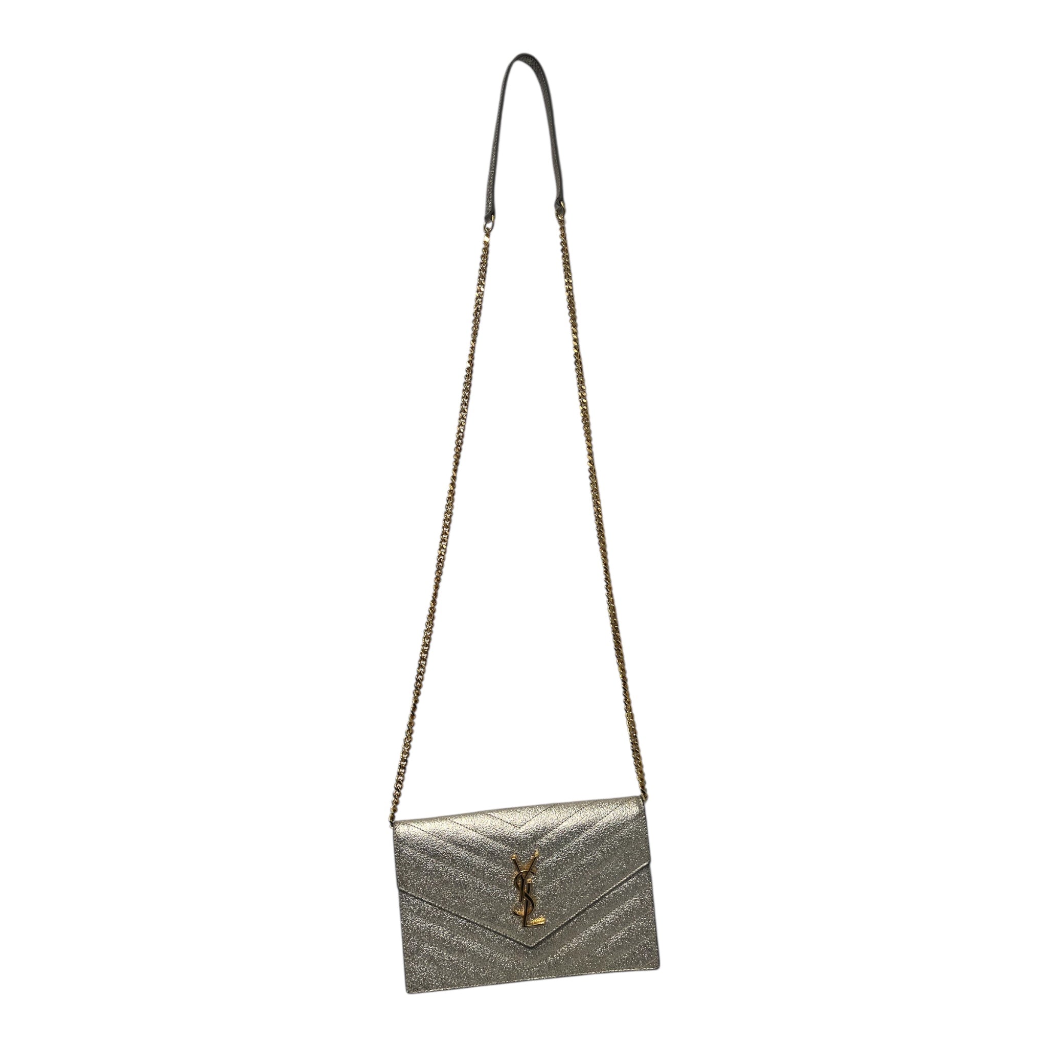 SAINT LAURENT/Cross Body Bag/Leather/CRM/1116 view 1