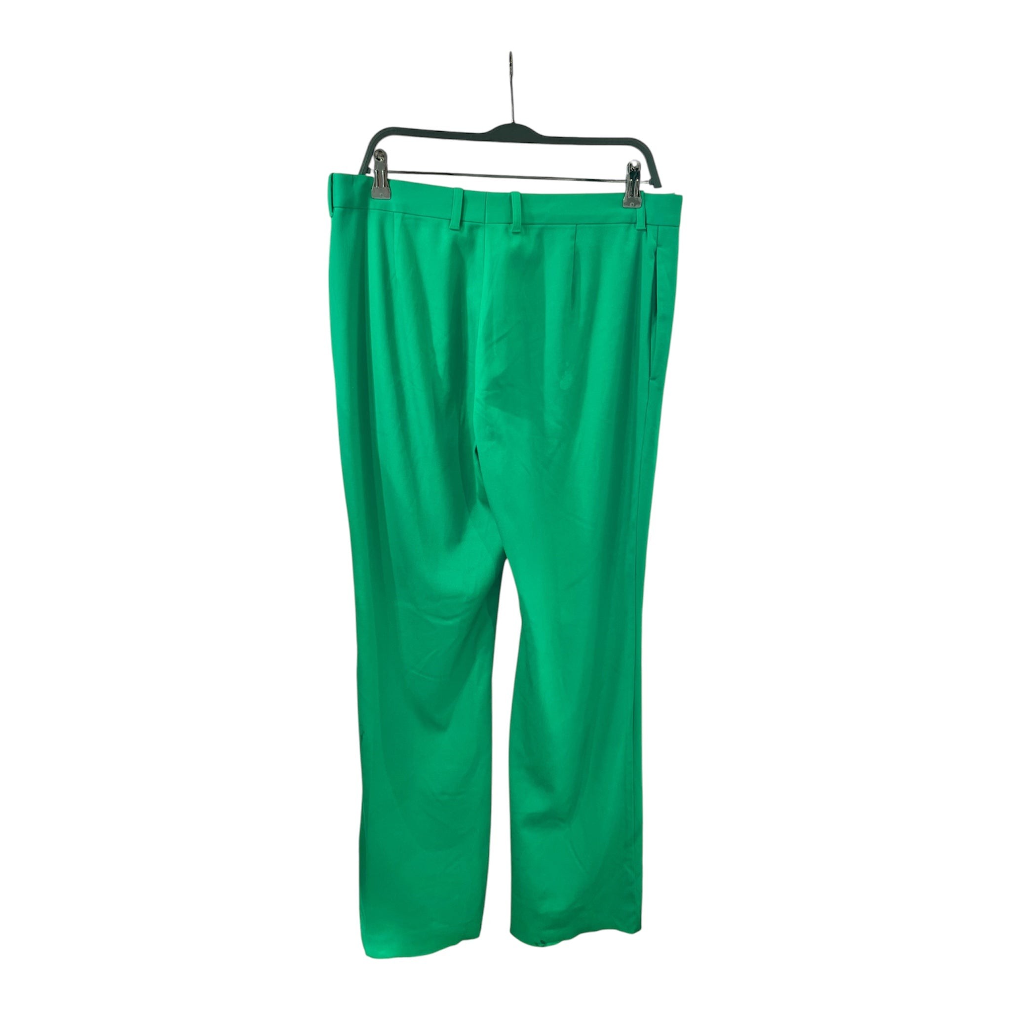 BALENCIAGA/Slacks/42/Cotton/GRN/SLACK BOTTOMS view 2