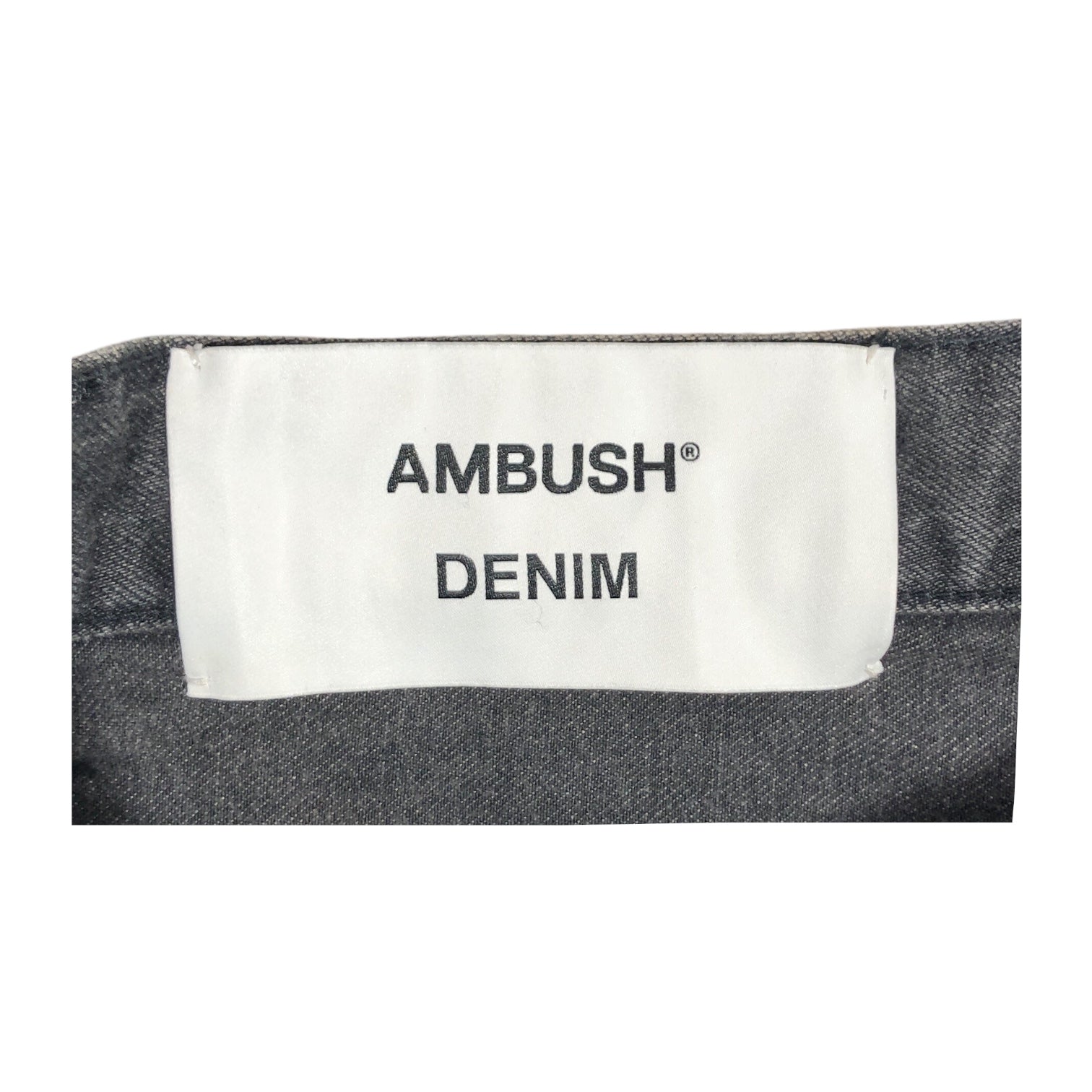 AMBUSH/Straight Pants/29/Cotton/BLK/Button Fly/Distressed BMYA015F21DEN001 view 4