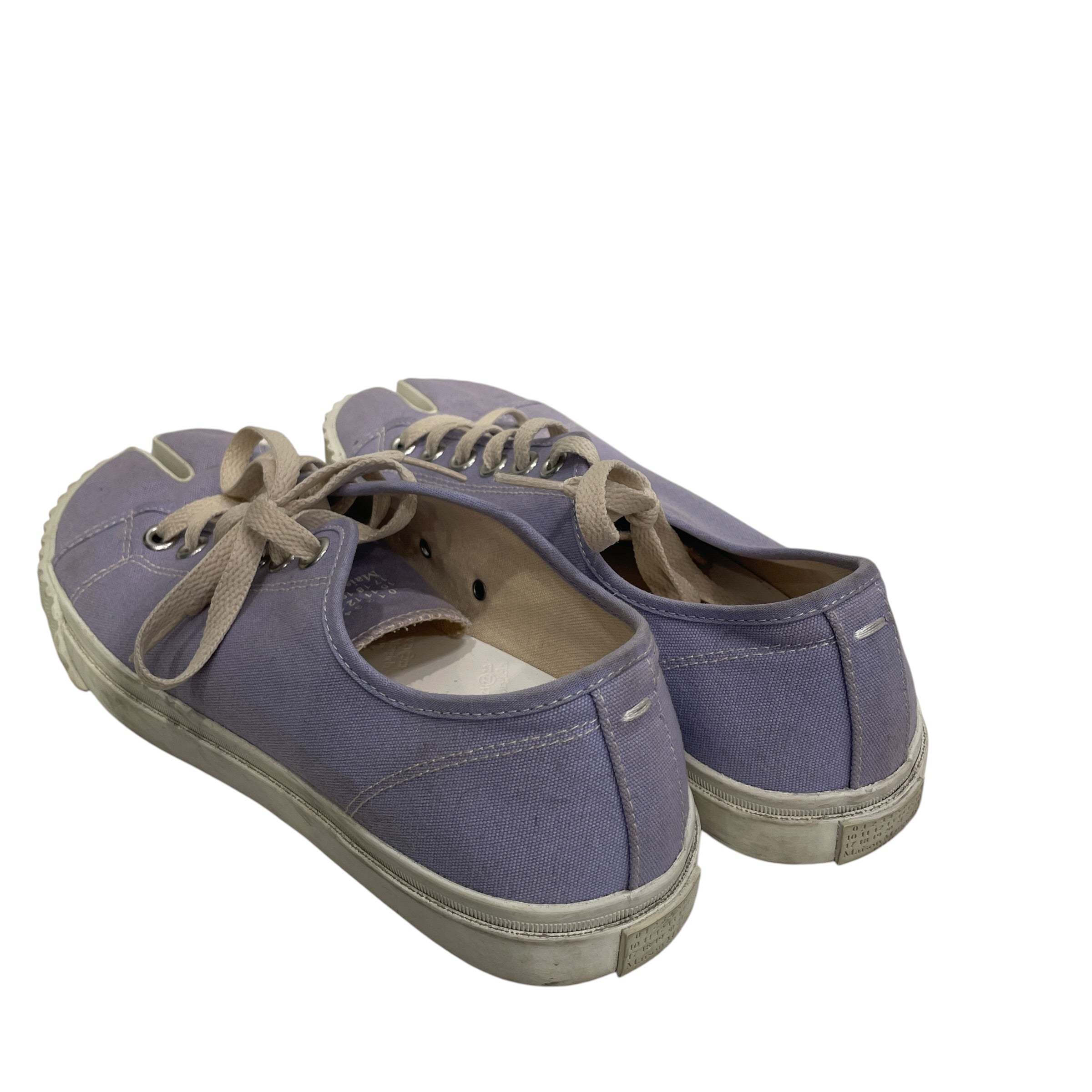 Maison Margiela/Low-Sneakers/EU 39/Cotton/PPL/TABI WHT RUBBER SPEAKERS view 2