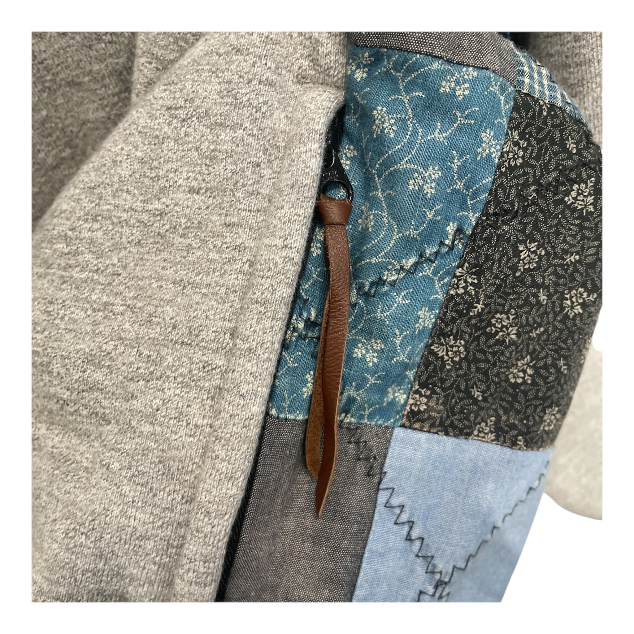 KAPITAL/Sweater/L/Paisley/Cotton/GRY/QUILTED BACK PANEL view 5