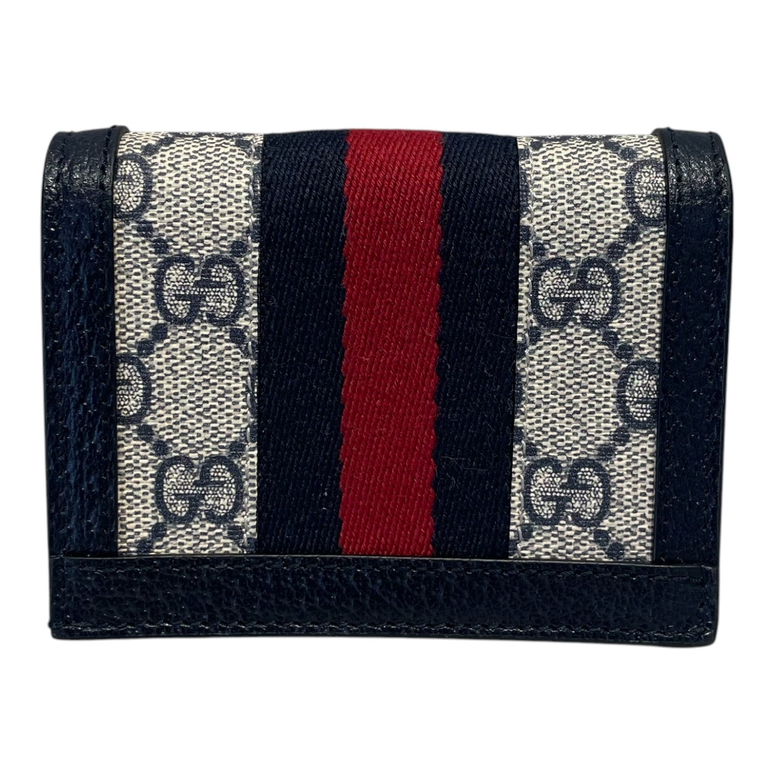 GUCCI/Bifold Wallet/NVY/L's/Ophidia GG Supreme view 2