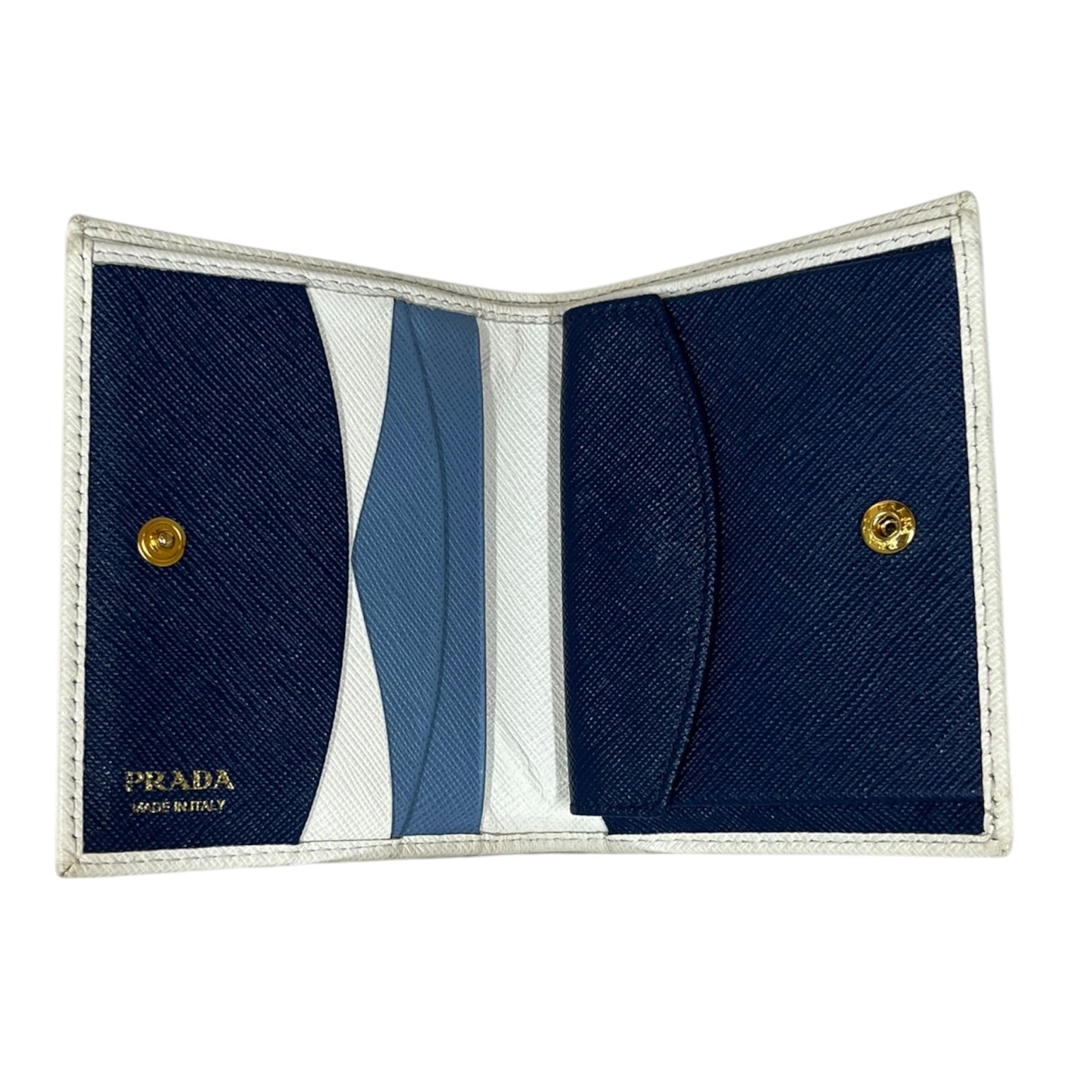 PRADA/Bifold Wallet/Leather/WHT/L's/ view 6