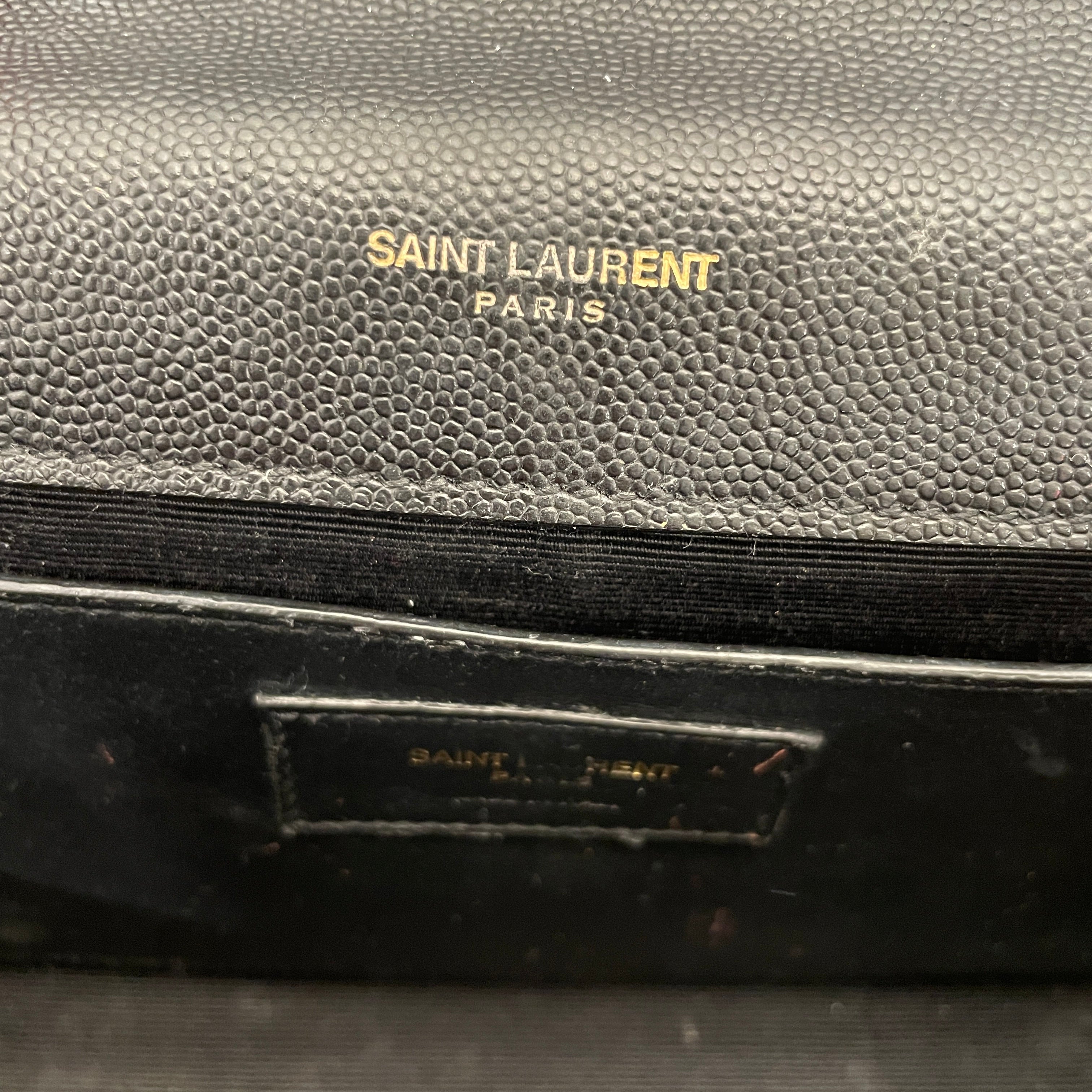 SAINT LAURENT/Cross Body Bag/Leather/BLK/kate crossbody view 5