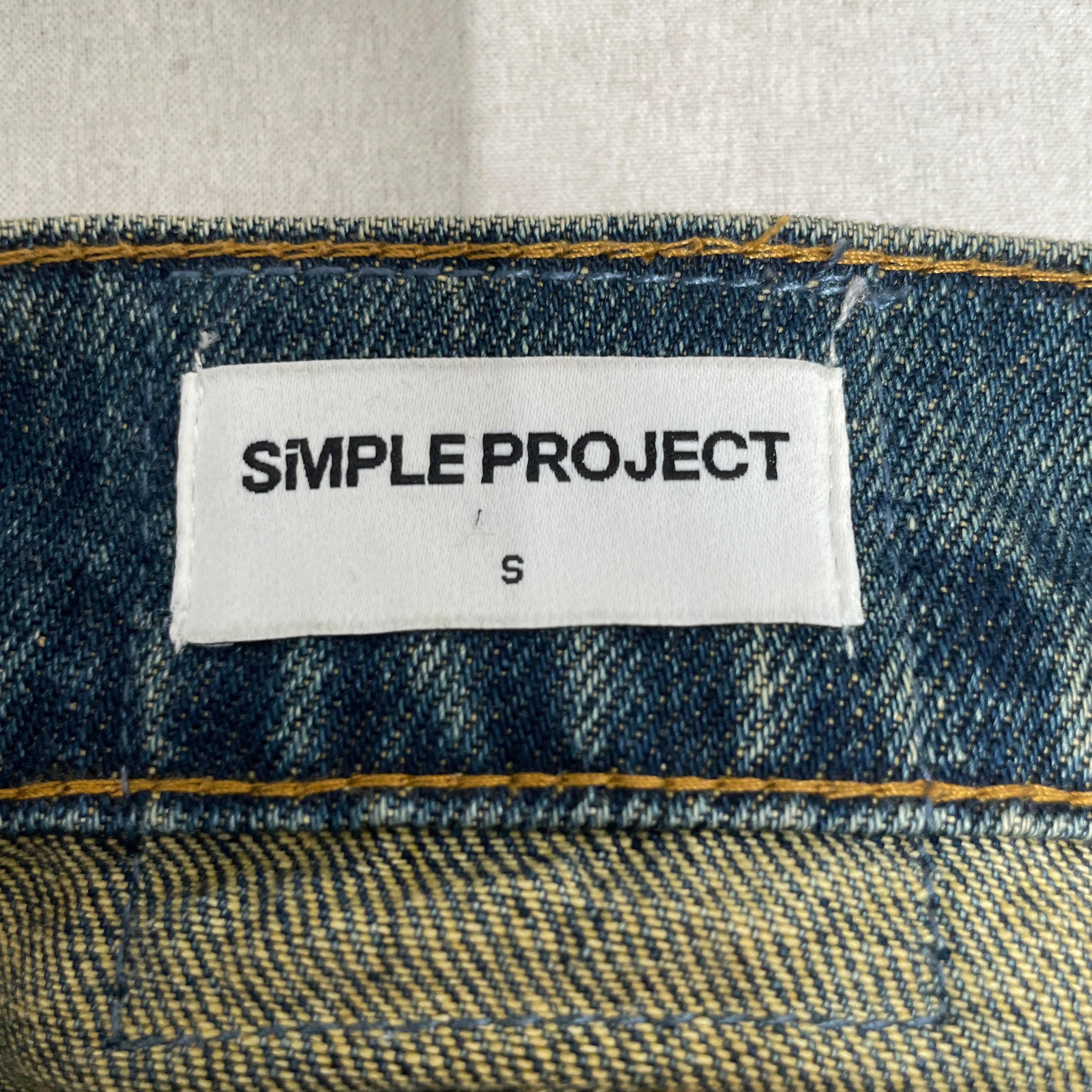 SIMPLE PROJECT/Bootcut Pants/S/Denim/GRN/ view 3