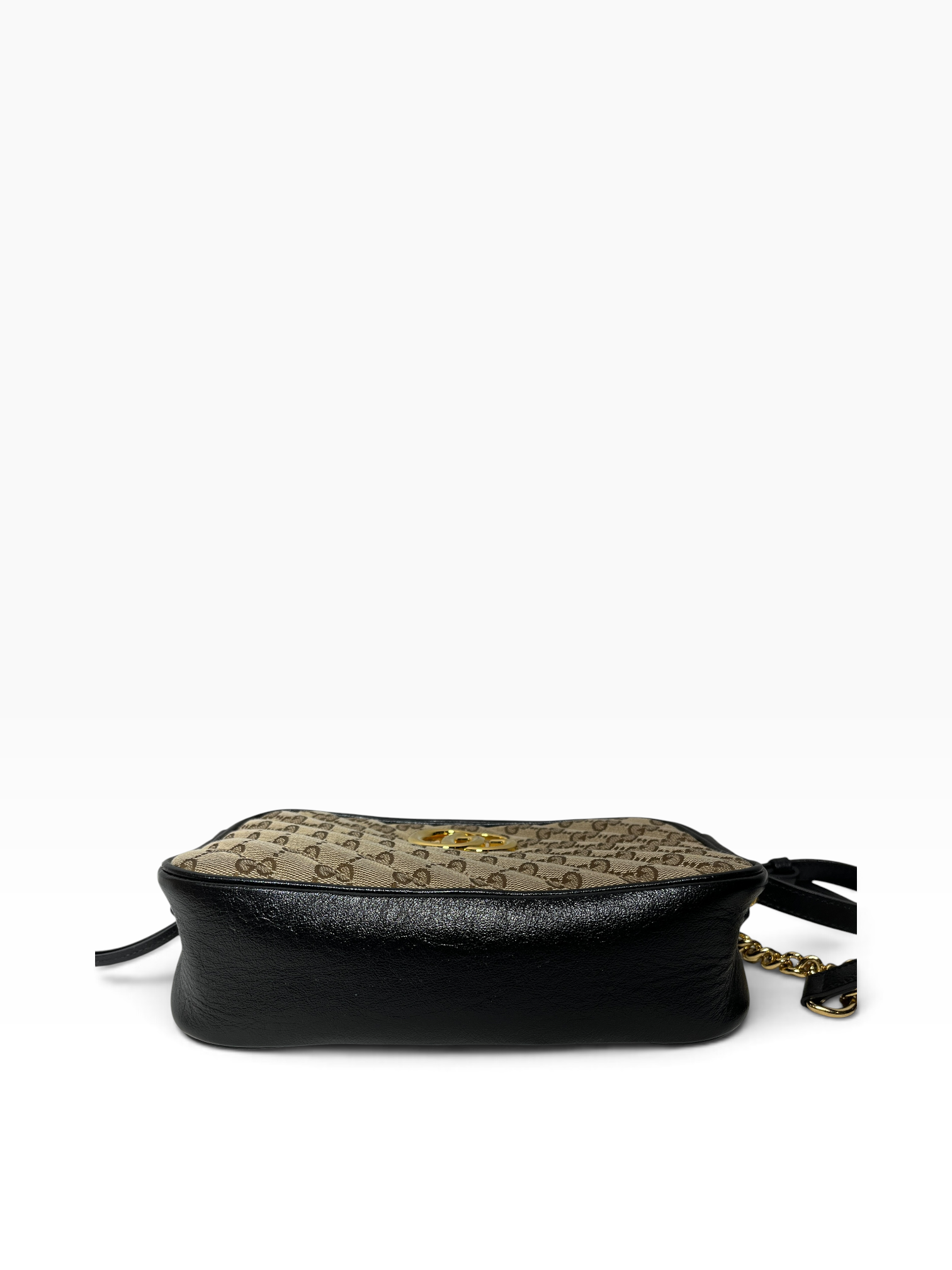 GUCCI/Cross Body Bag/Monogram/Cotton/KHK/GG CANVAS MARMONT view 3