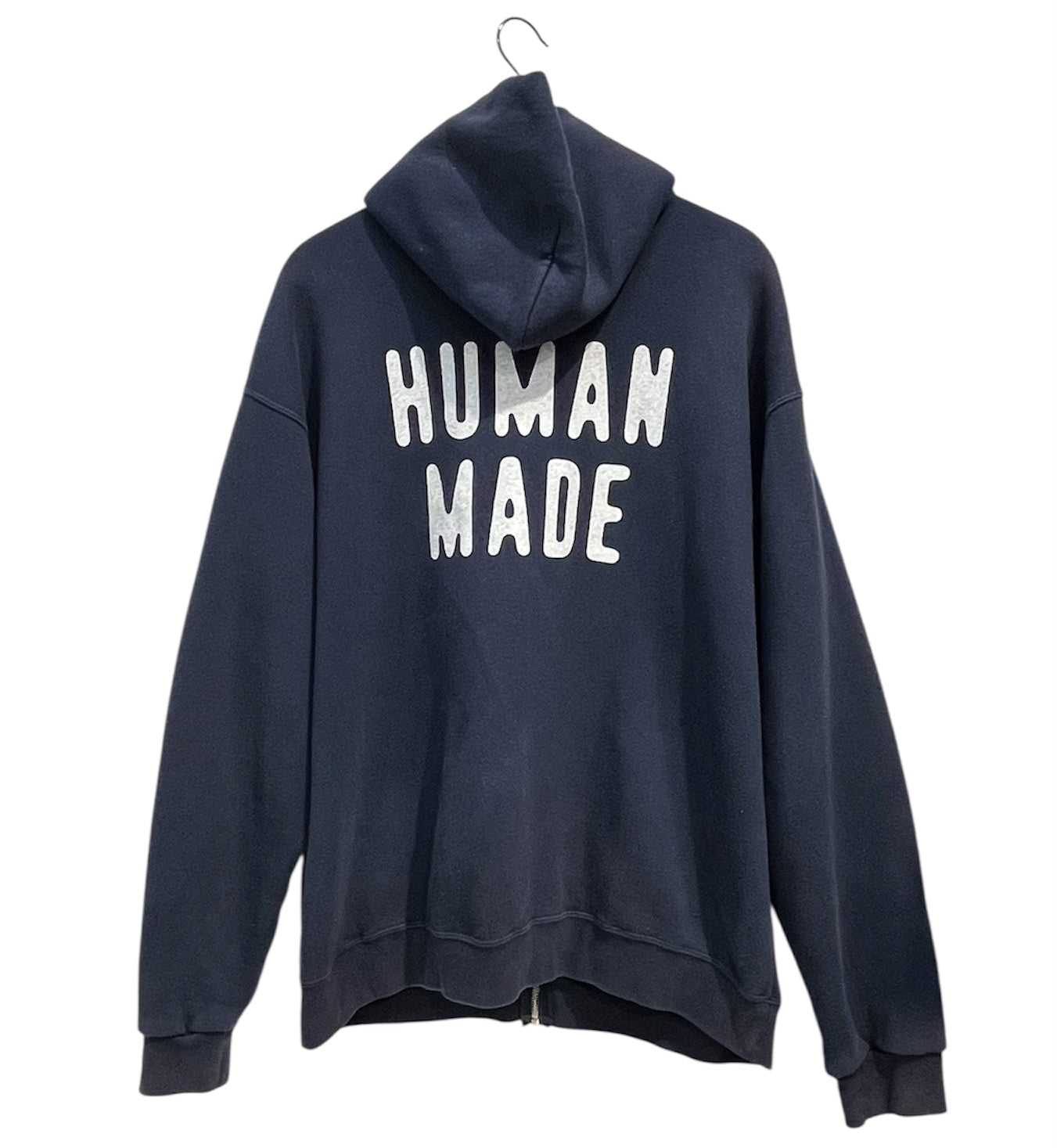HUMAN MADE/Zip Up Hoodie/XXL/Cotton/NVY/DRY ALLS ZIP HOODIE view 2