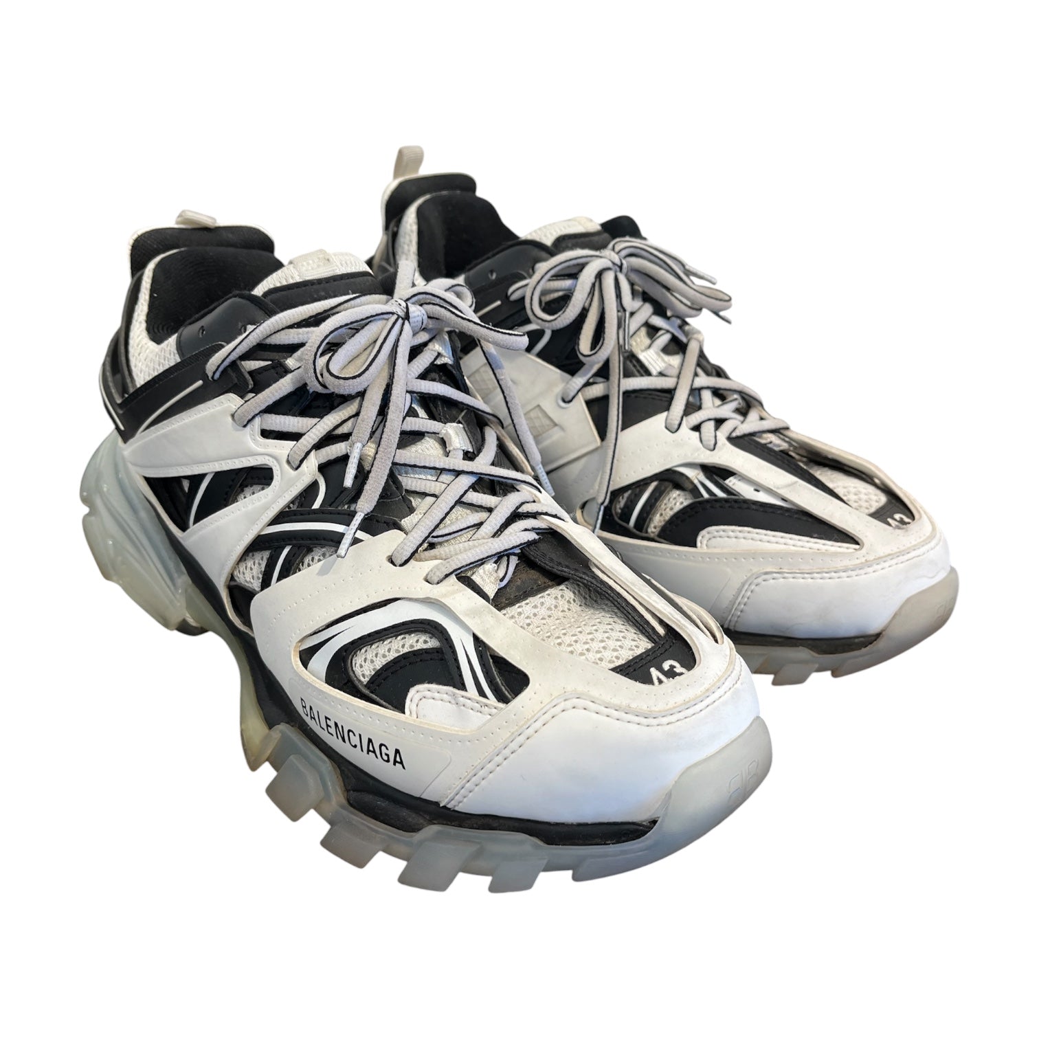 BALENCIAGA/Low-Sneakers/EU 43/WHT/balenciaga track view 1