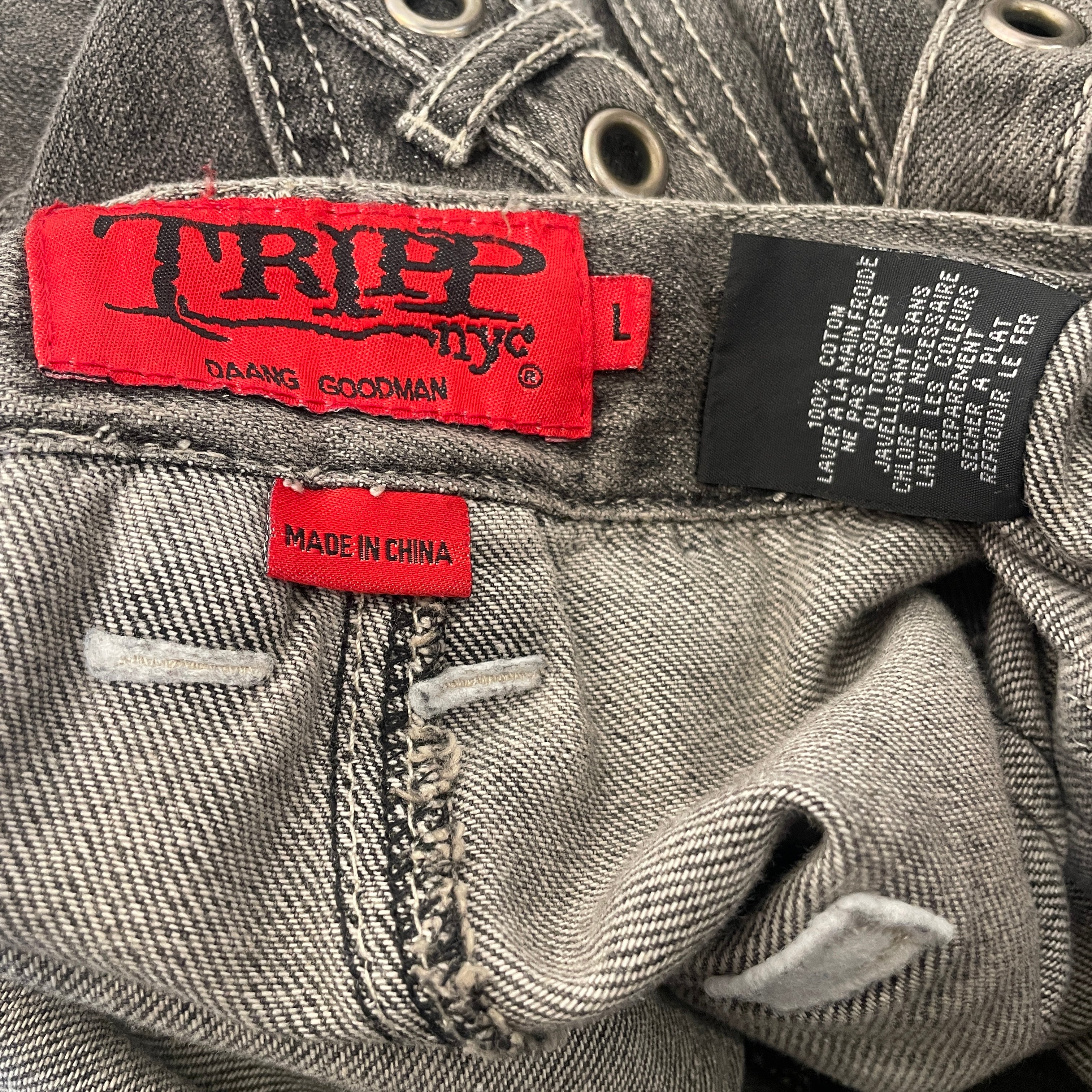 TRIPP NYC/Cargo Pants/L/Denim/GRY/ view 4
