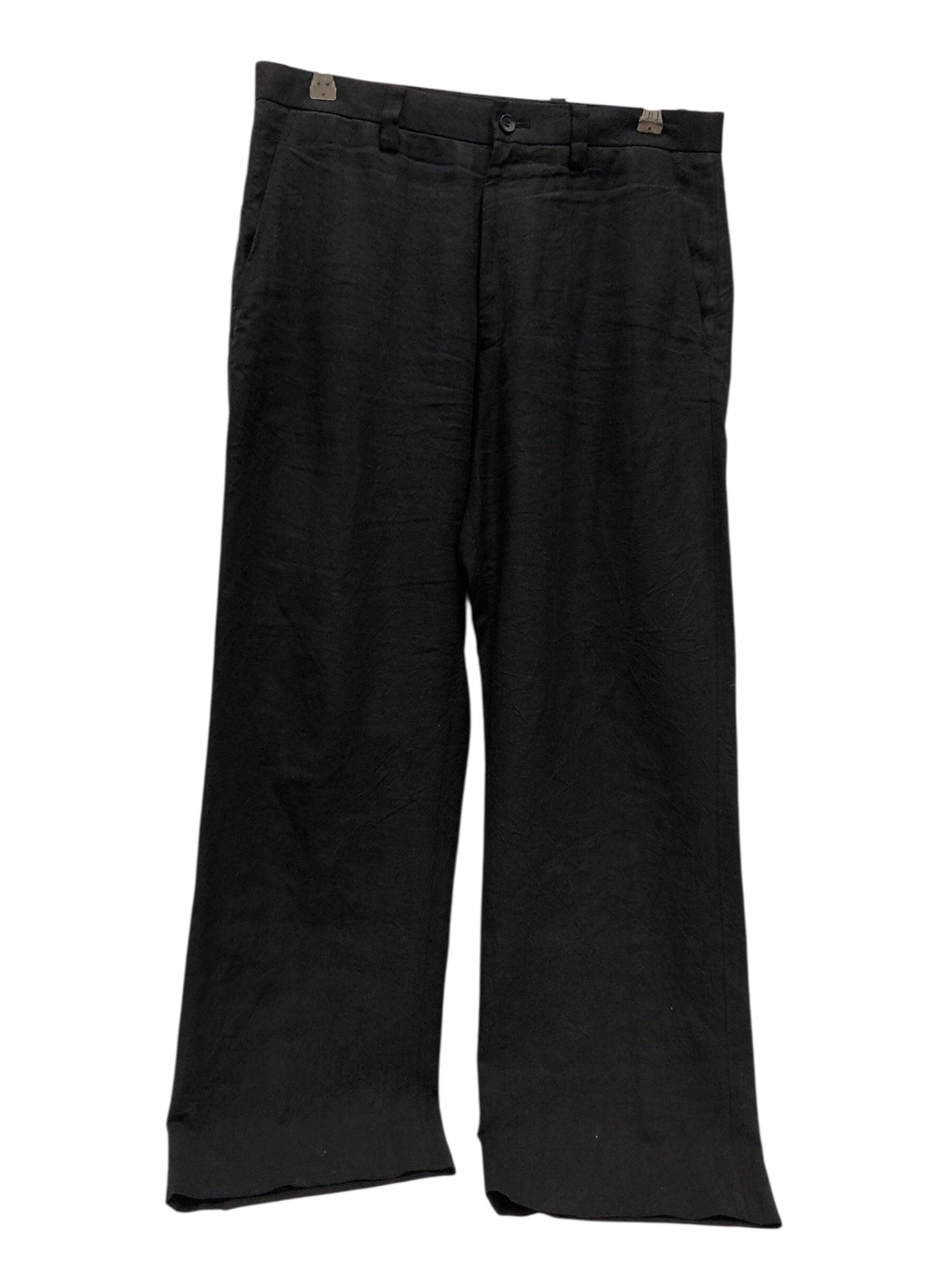 BARE KNUCKLES/Straight Pants/34/Cotton/BLK/ view 1