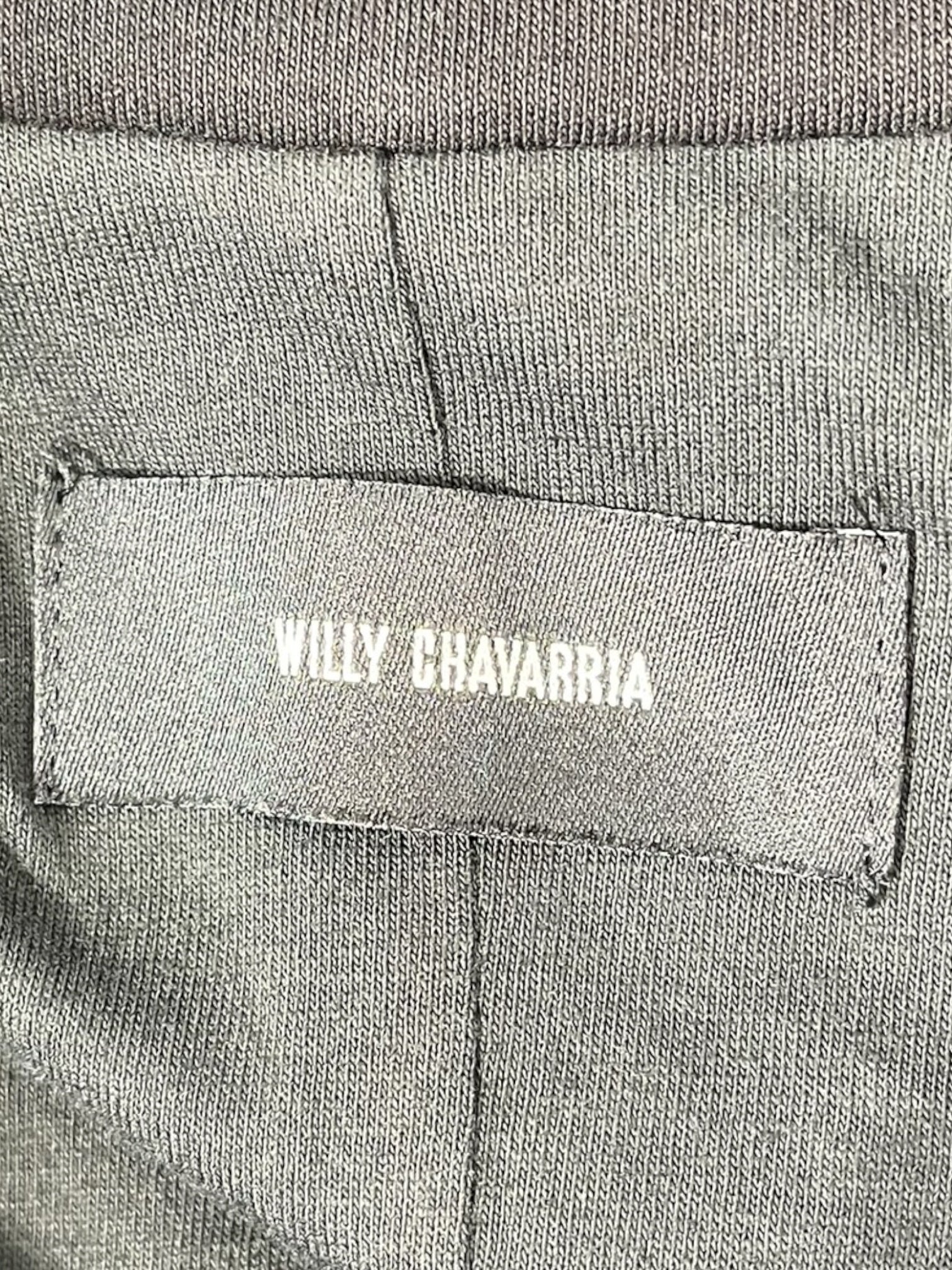 WILLY CHAVARRIA/Track Jkt/Cotton/BLK/PADDED SHOULDER JACKET view 3