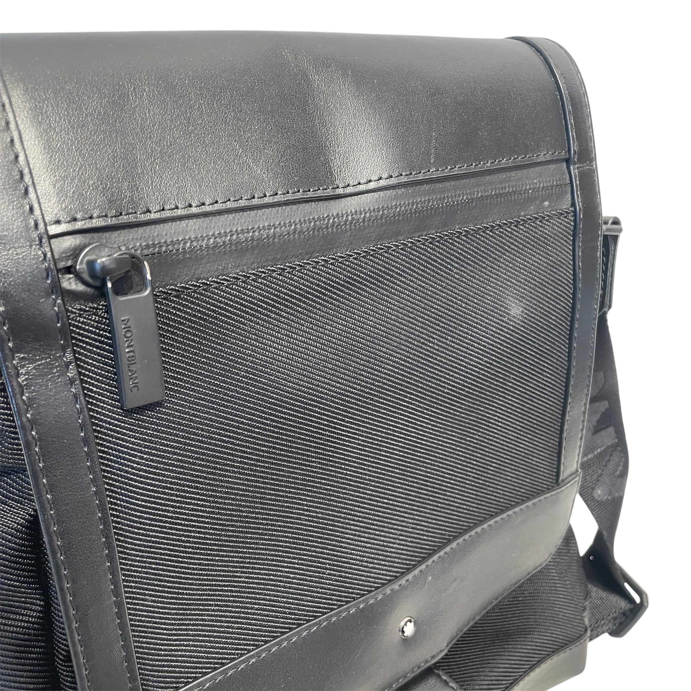 MONTBLAC/Tote Bag/Leather/BLK/Night Flight view 6