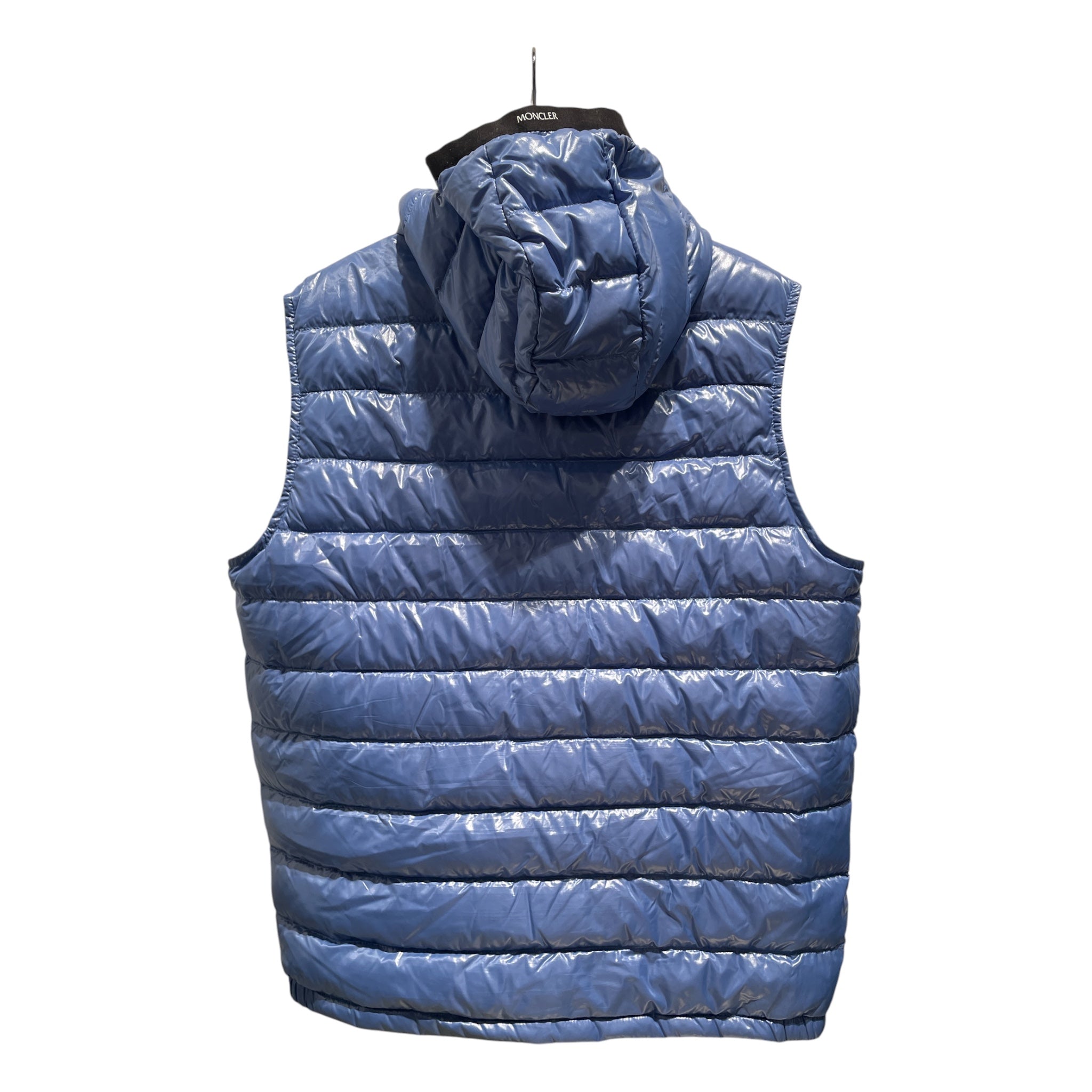 MONCLER/Puffer Vest/4/Nylon/BLU/Ragot Gilet Hooded Vest view 2