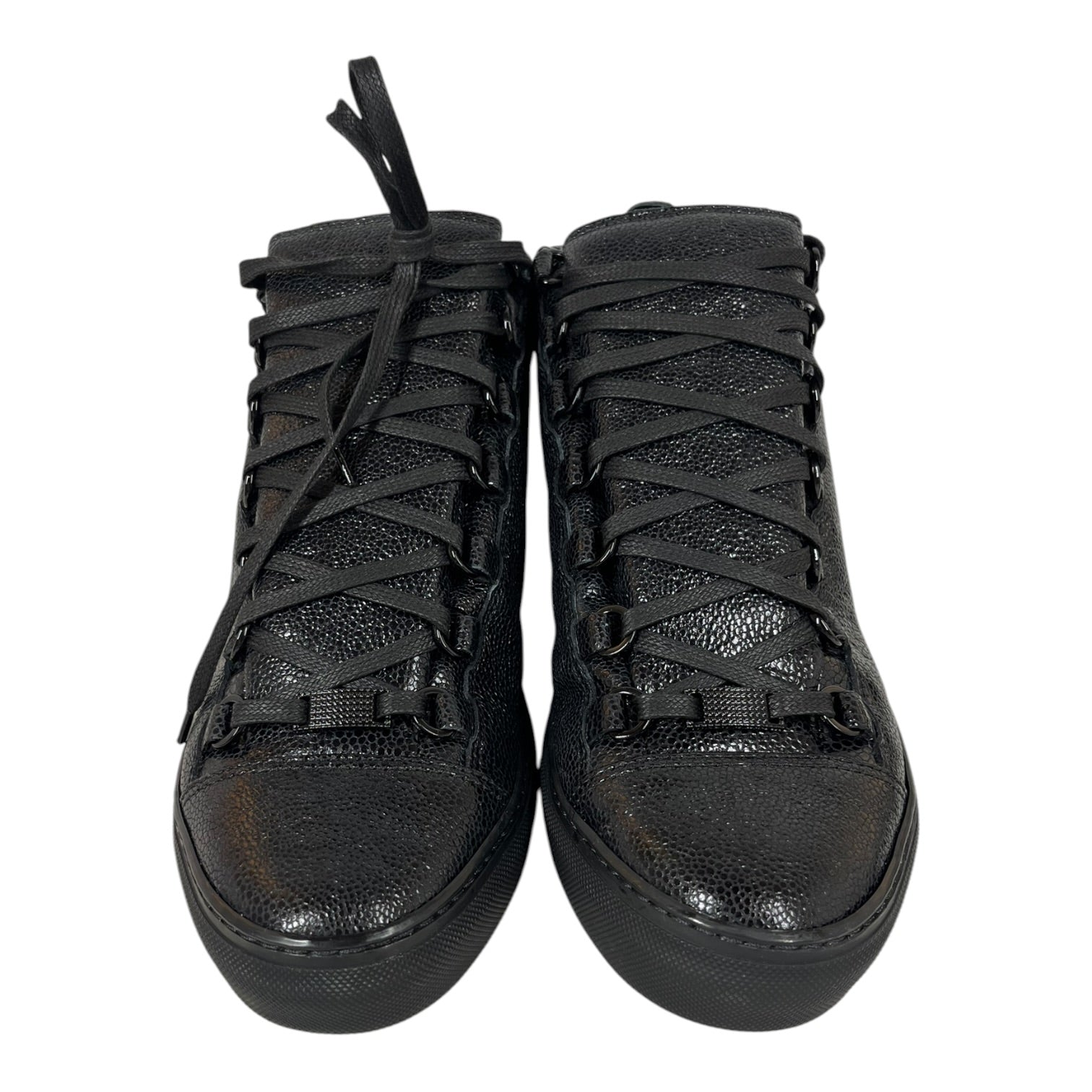 BALENCIAGA/Hi-Sneakers/EU 39/Leather/BLK/Hi-Top Arena sneakers (blk) view 3