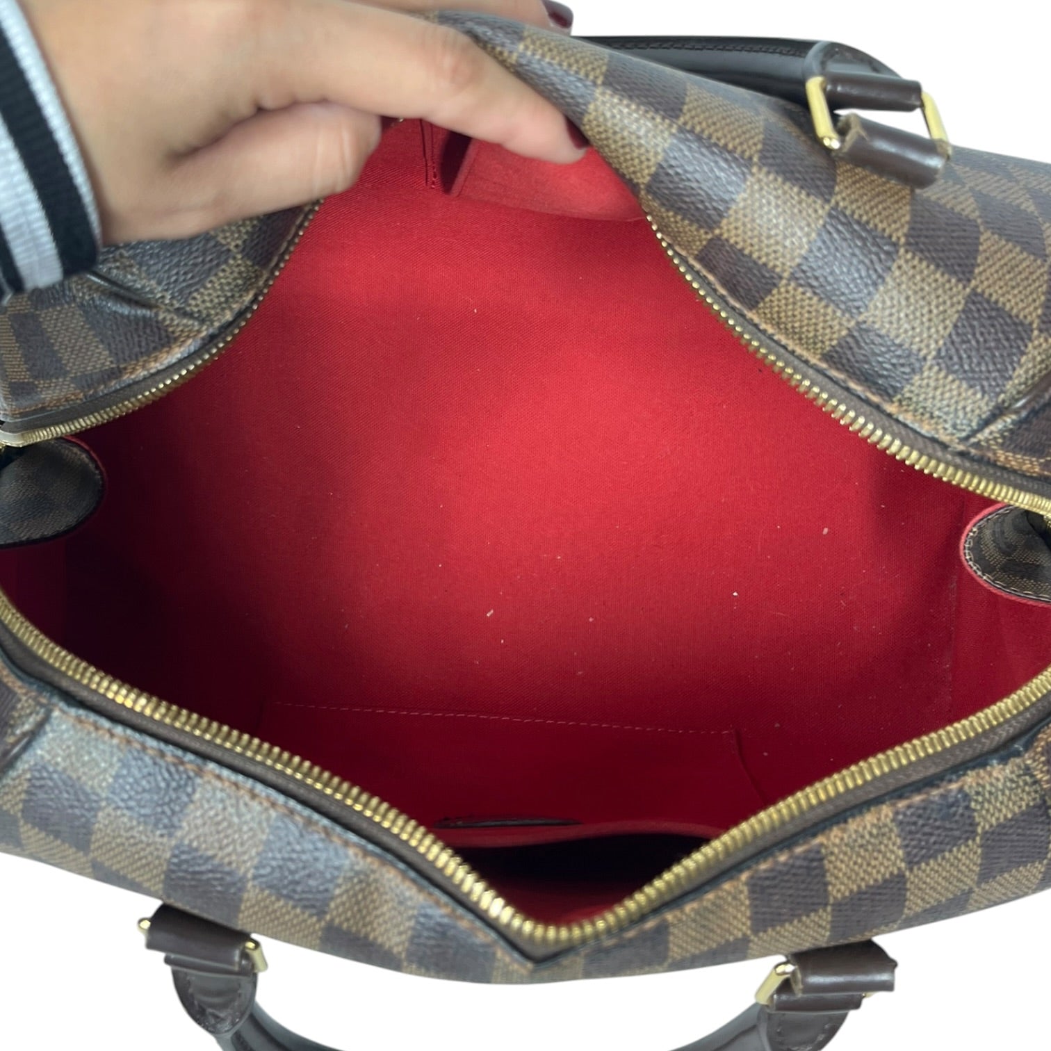 LOUIS VUITTON/Hand Bag/All Over Print/Leather/BRW/Damier Ebene Ribera view 4