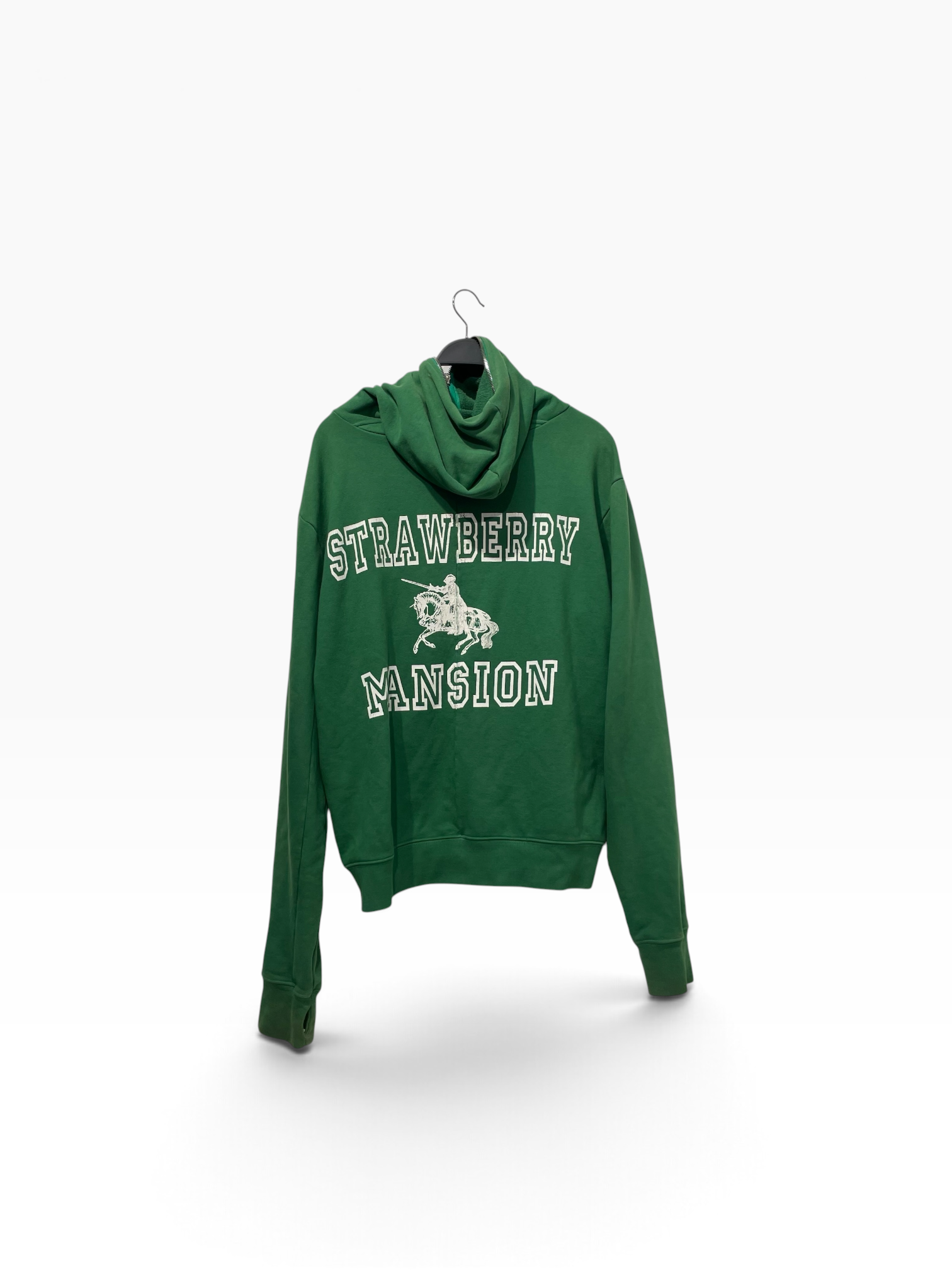 UNWANTED/Zip Up Hoodie/M/Cotton/GRN/STRAWBERRY MANSION view 2