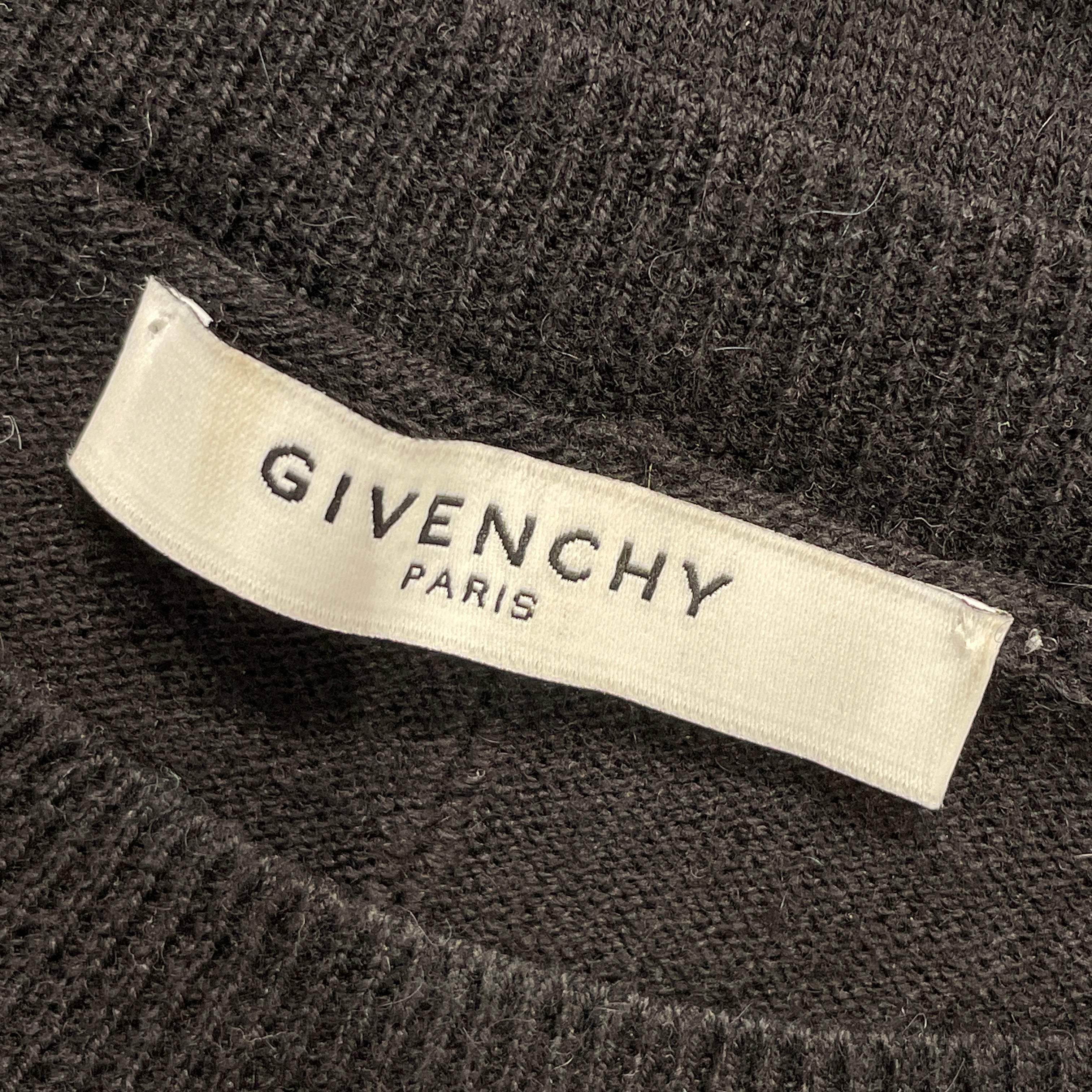 GIVENCHY/LS Dress/XS/Wool/BLK/Midi Length/LS WOOL view 3