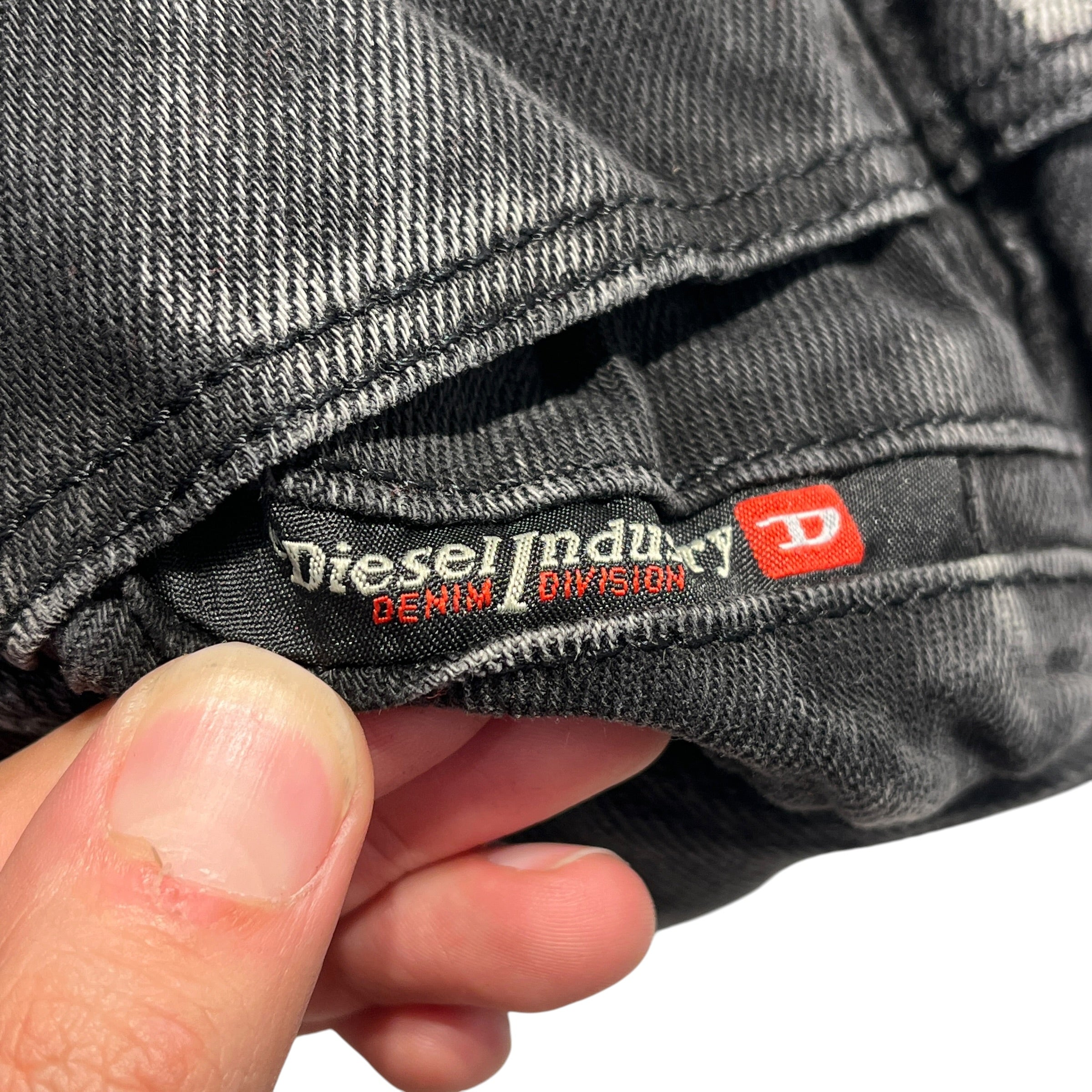 DIESEL/Bag/Denim/BLK/diesel multi pocket denim bag view 4
