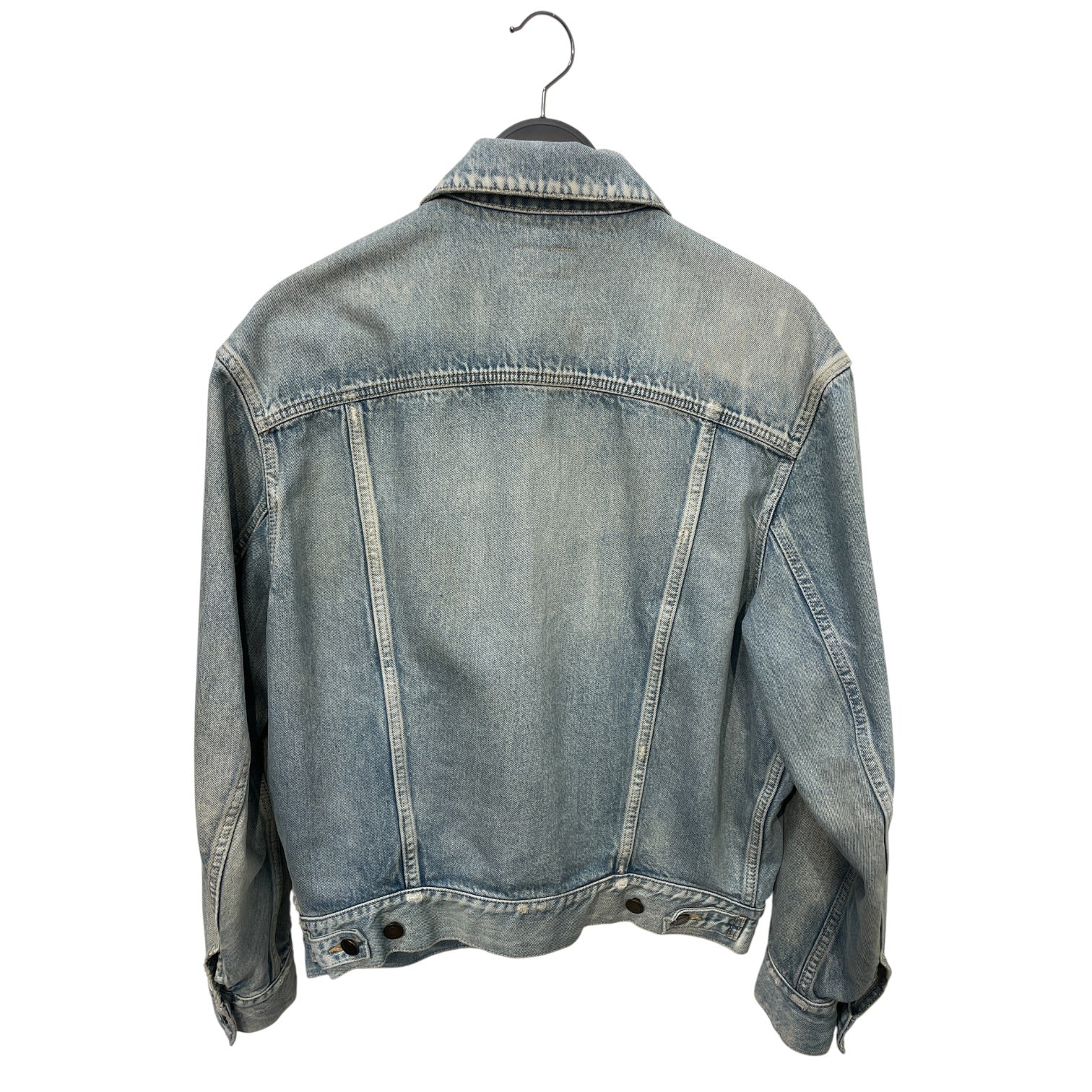SAINT LAURENT/Denim Jkt/Cotton/BLU/Rider view 2
