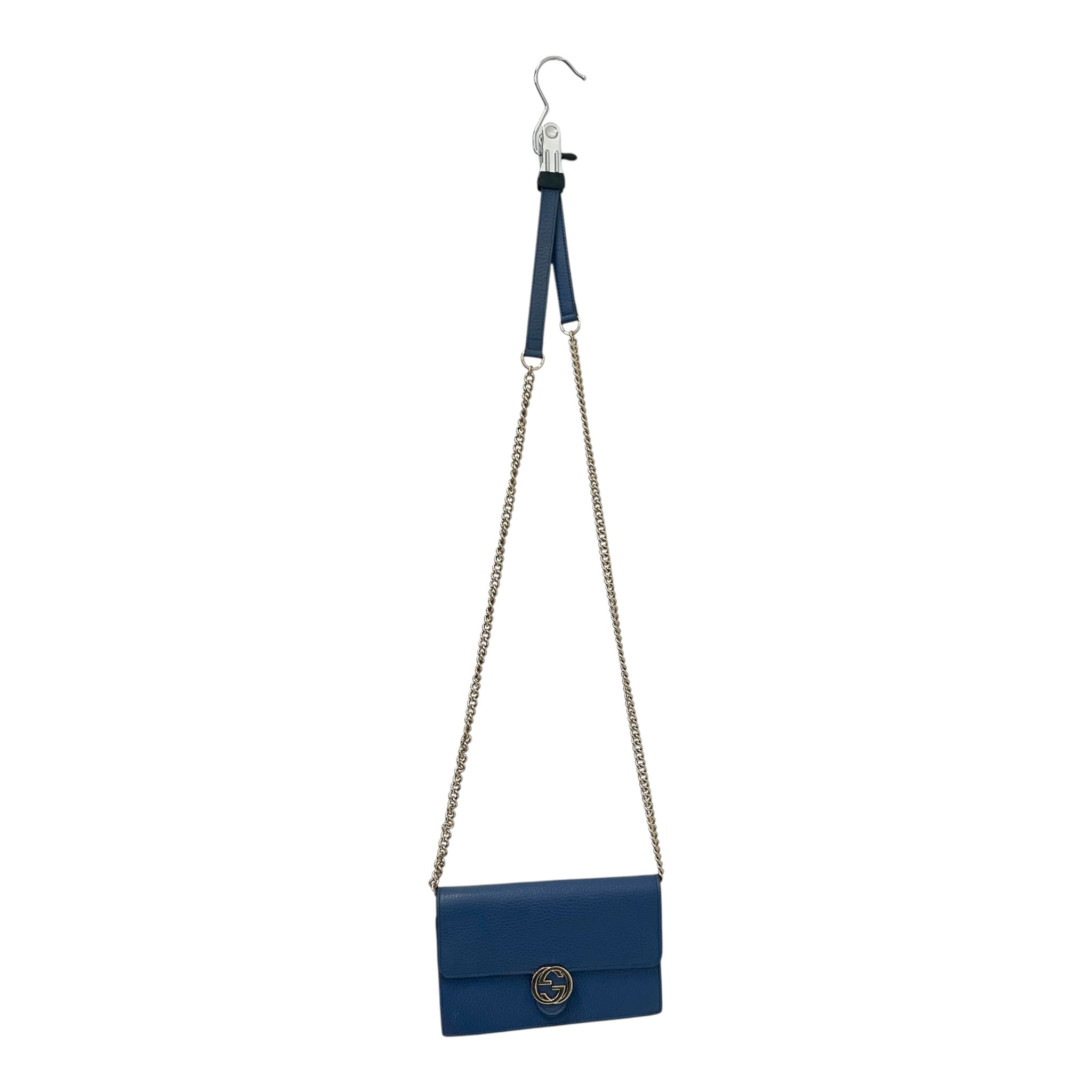 GUCCI/Clutch Bag/Leather/BLU/BLUEGUCCISILVERHARDWARE view 4