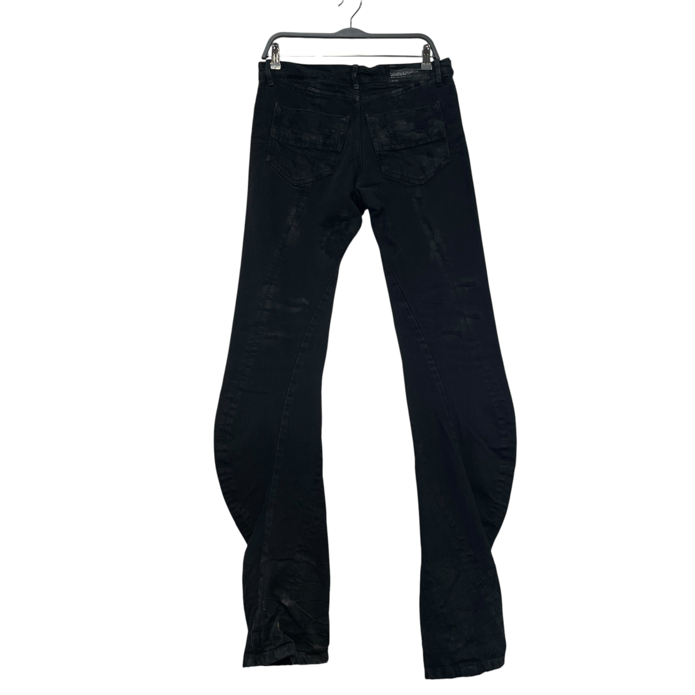 JULIUS/Skinny Pants/7/Denim/BLK/Distressed 09  FW Jeans view 5