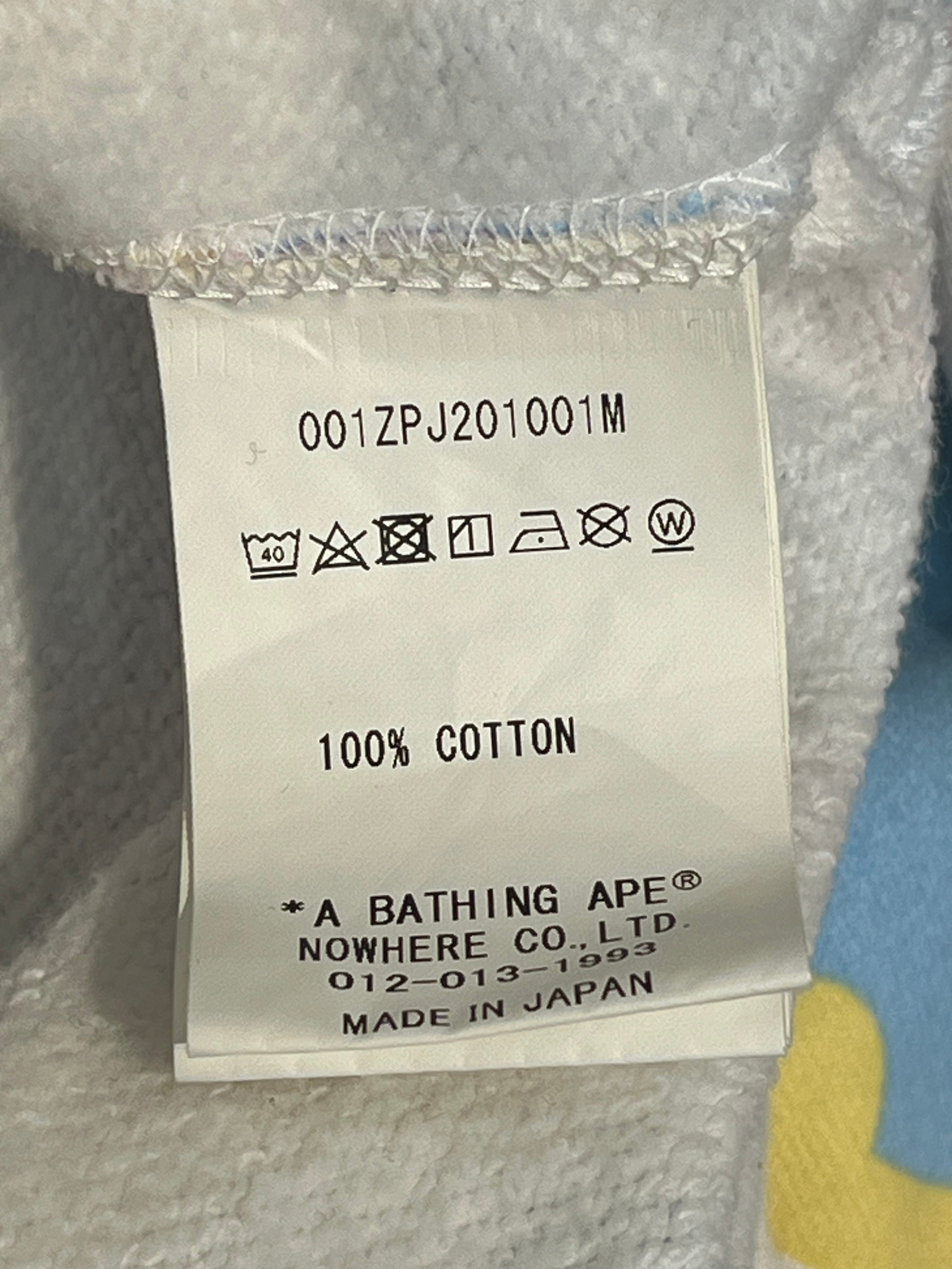 A BATHING APE/Zip Up Hoodie/L/Camouflage/Cotton/MLT/COTTON CANDY CAMO PONR view 4