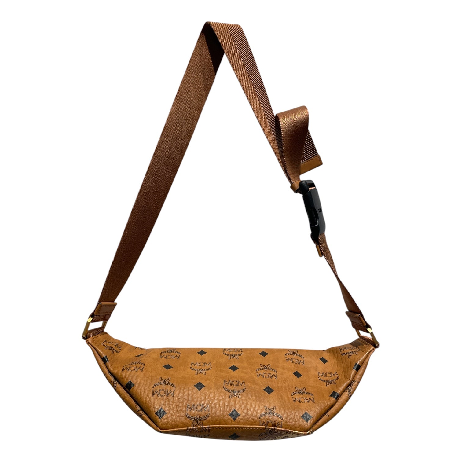 MCM/Fanny Pack/Monogram/Leather/CML/BAPE x MCM Belt Bag view 2