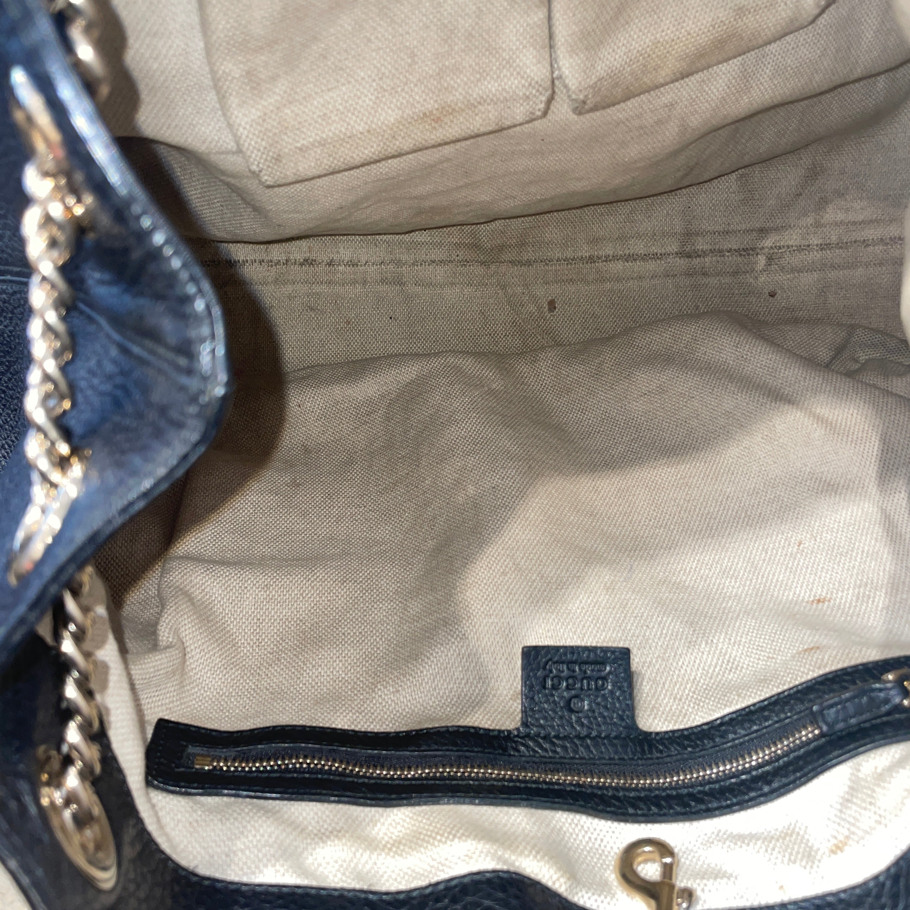 GUCCI/Bag/Leather/BLK/SOHO CHAIN SHOULDER BAG view 4