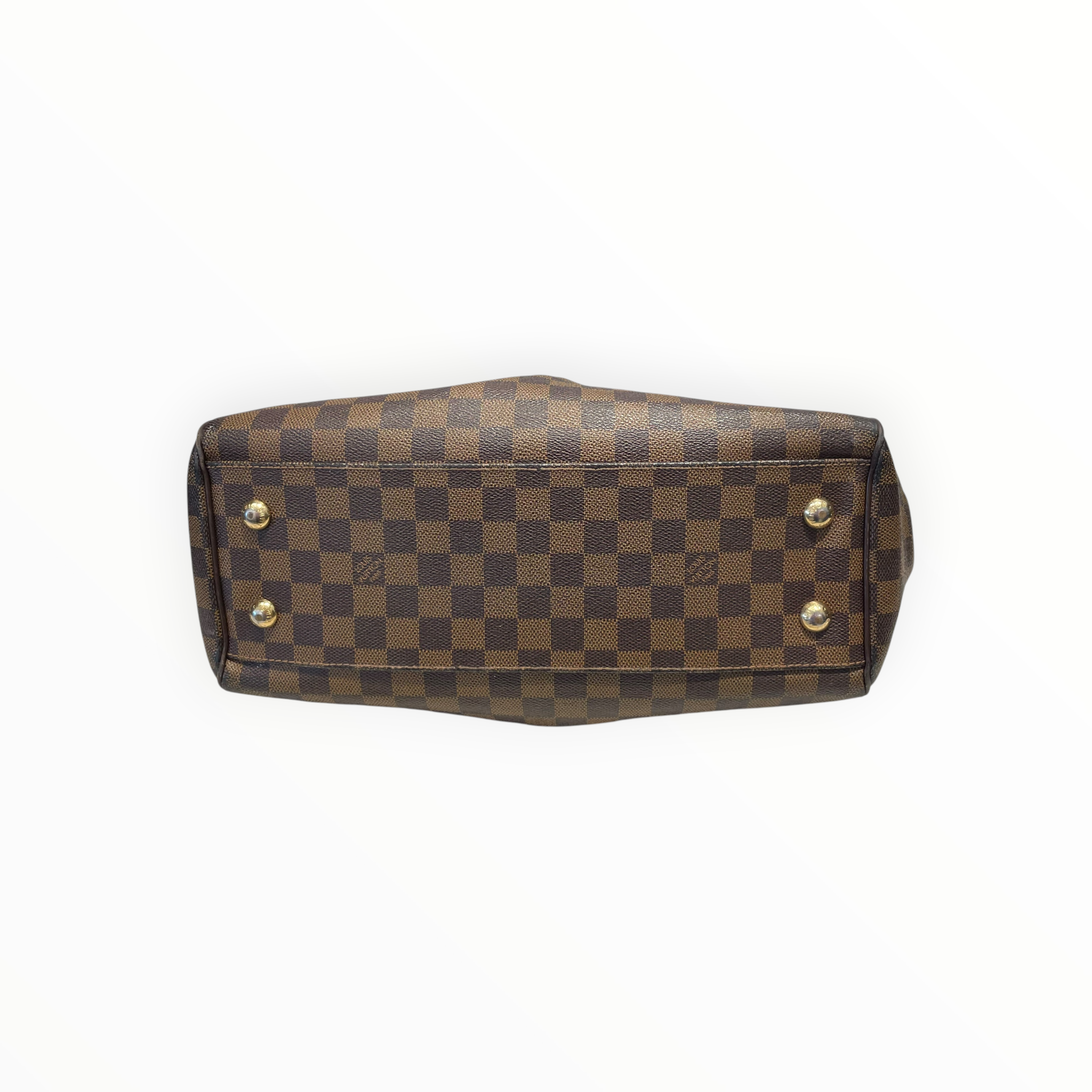 LOUIS VUITTON/Hand Bag/Monogram/Leather/BRW/Damier Ebene view 3