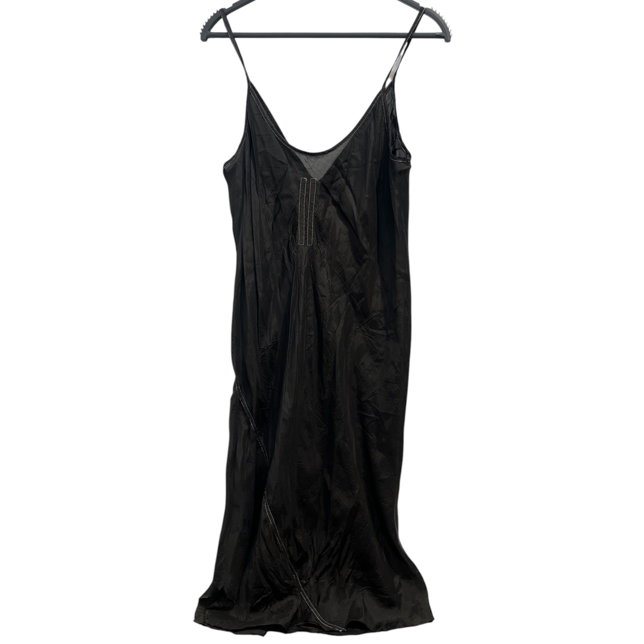 Rick Owens/Camisole Dress/8/BLK/RP20S1559-J RAW HEM LIGHTW8 view 2