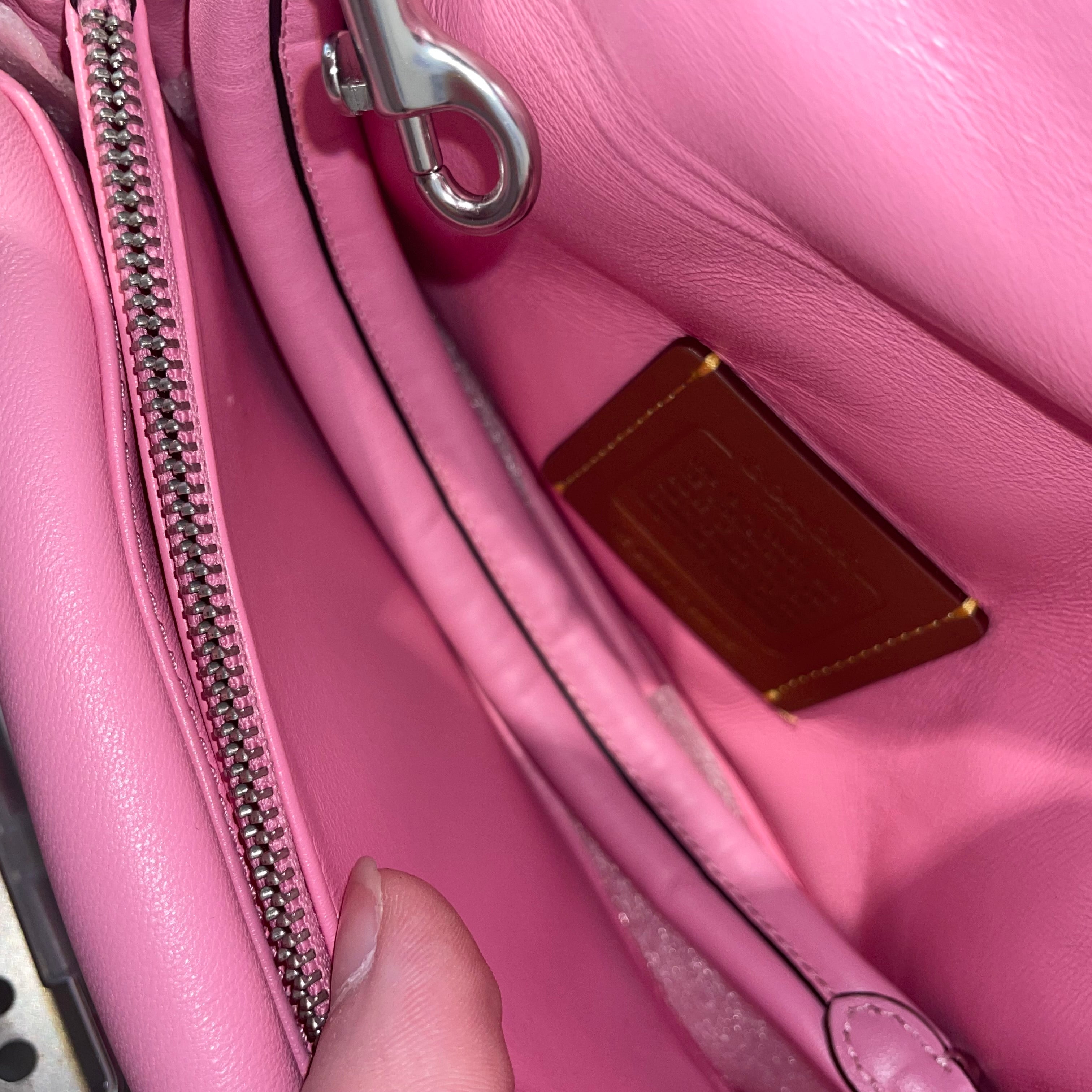 COACH/Hand Bag/Leather/PNK/COACH PILLOW TABBY SHOULDER BA view 4