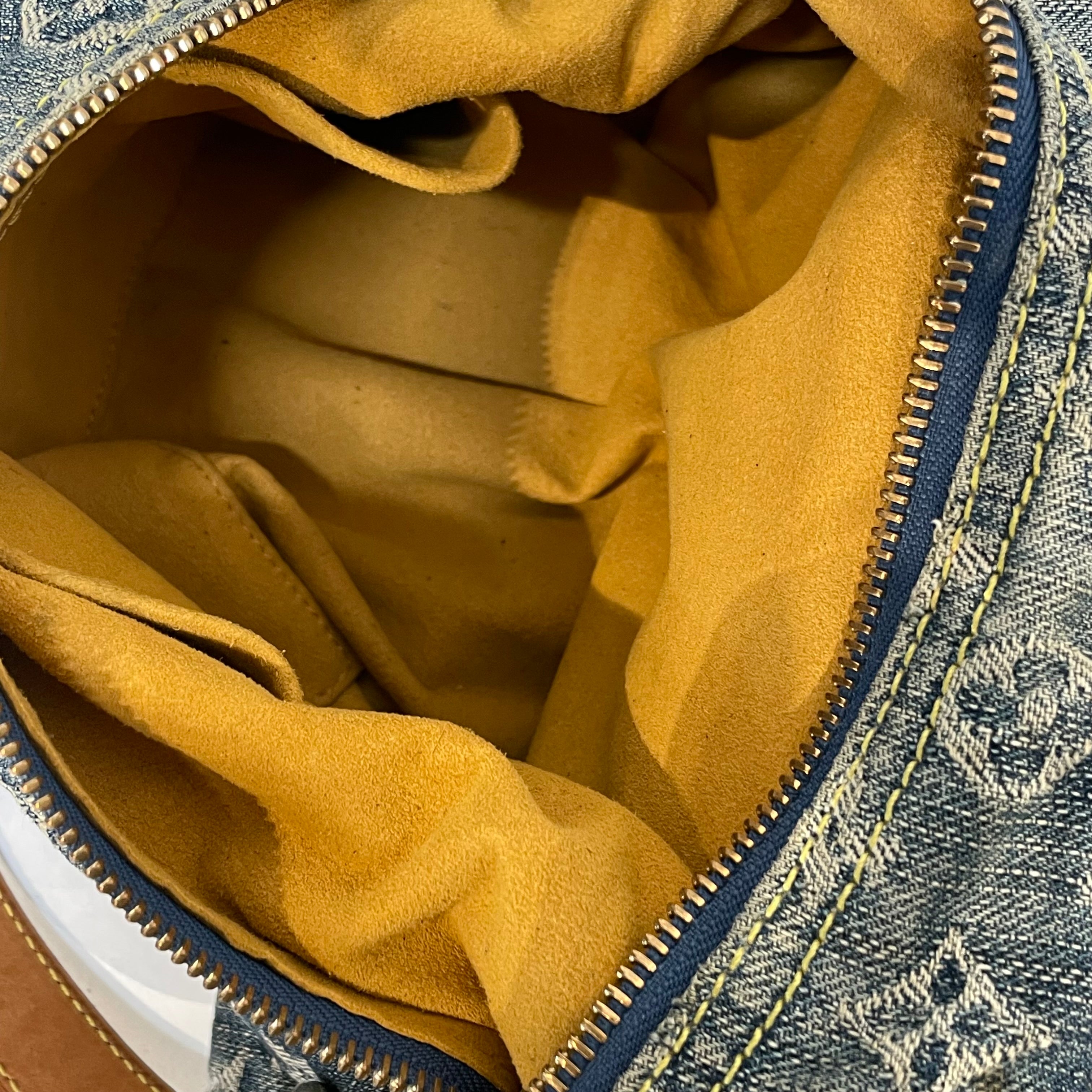 LOUIS VUITTON/Hand Bag/Monogram/Denim/BLU/monogram denim baggy pm view 6