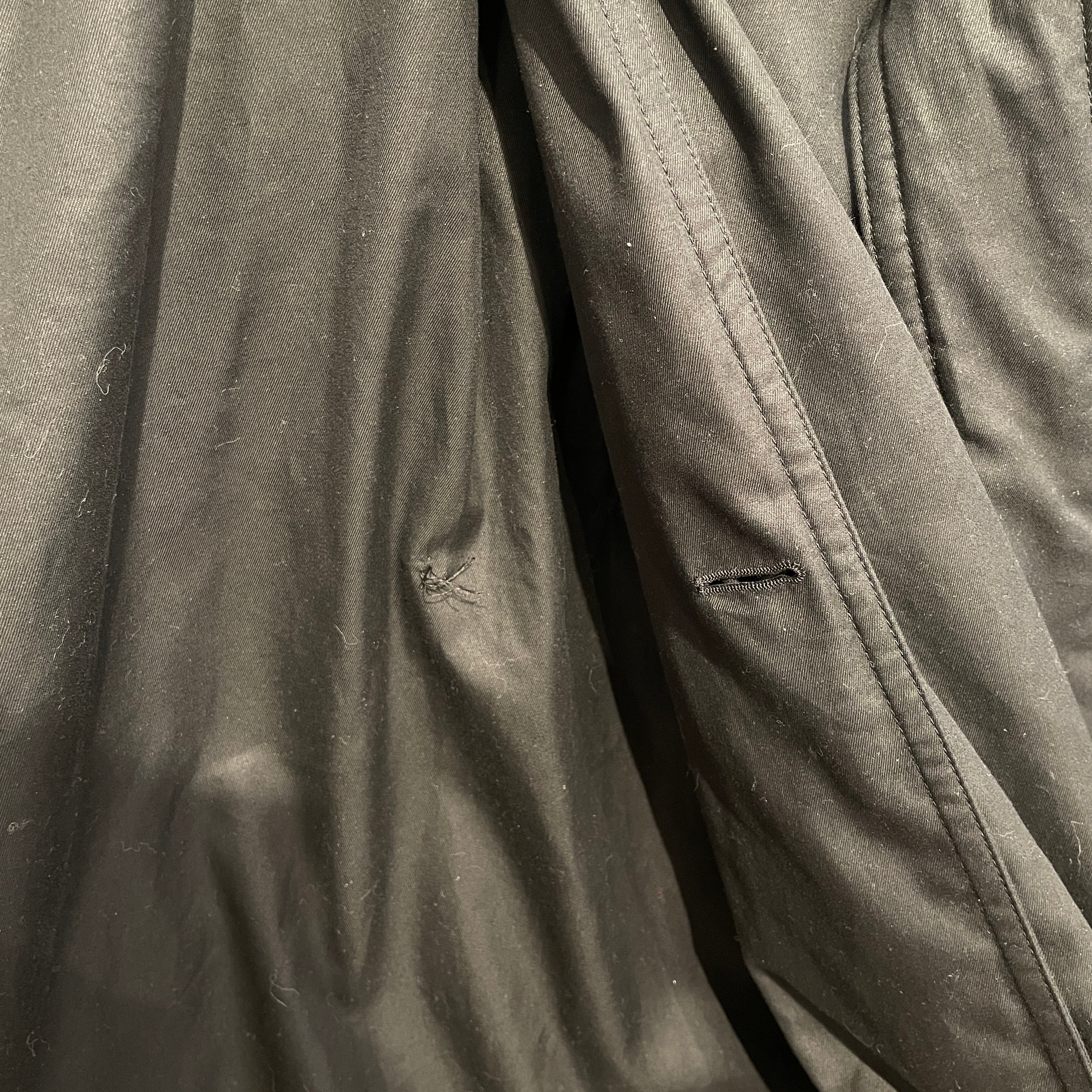 BALENCIAGA/Trench Coat/2/Cotton/BLK/Double Breasted/MAXI PADDED DOWN COAT view 7