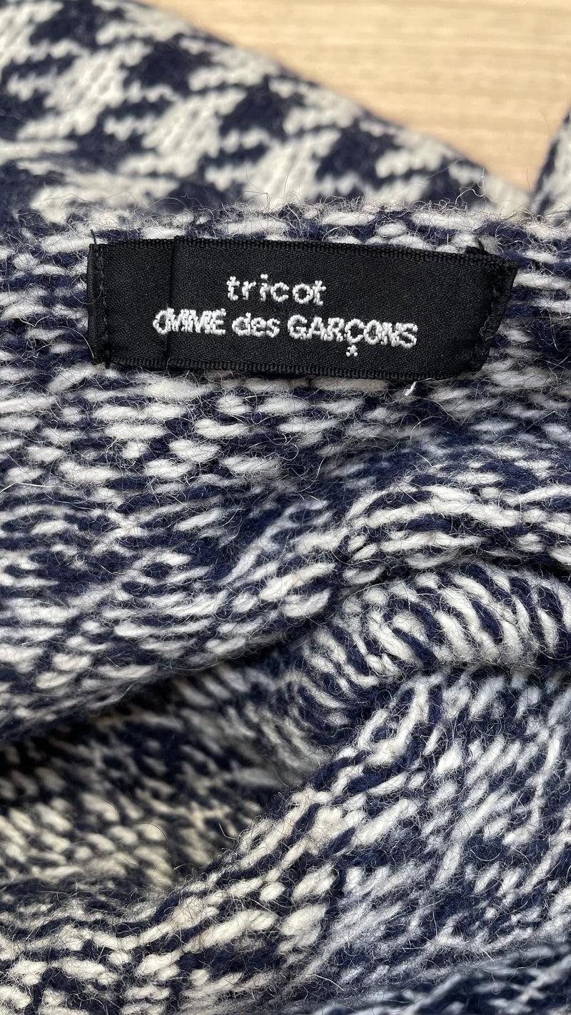 tricot COMME des GARCONS/Heavy Sweater/FREE/Navy/Wool/TK-T048/