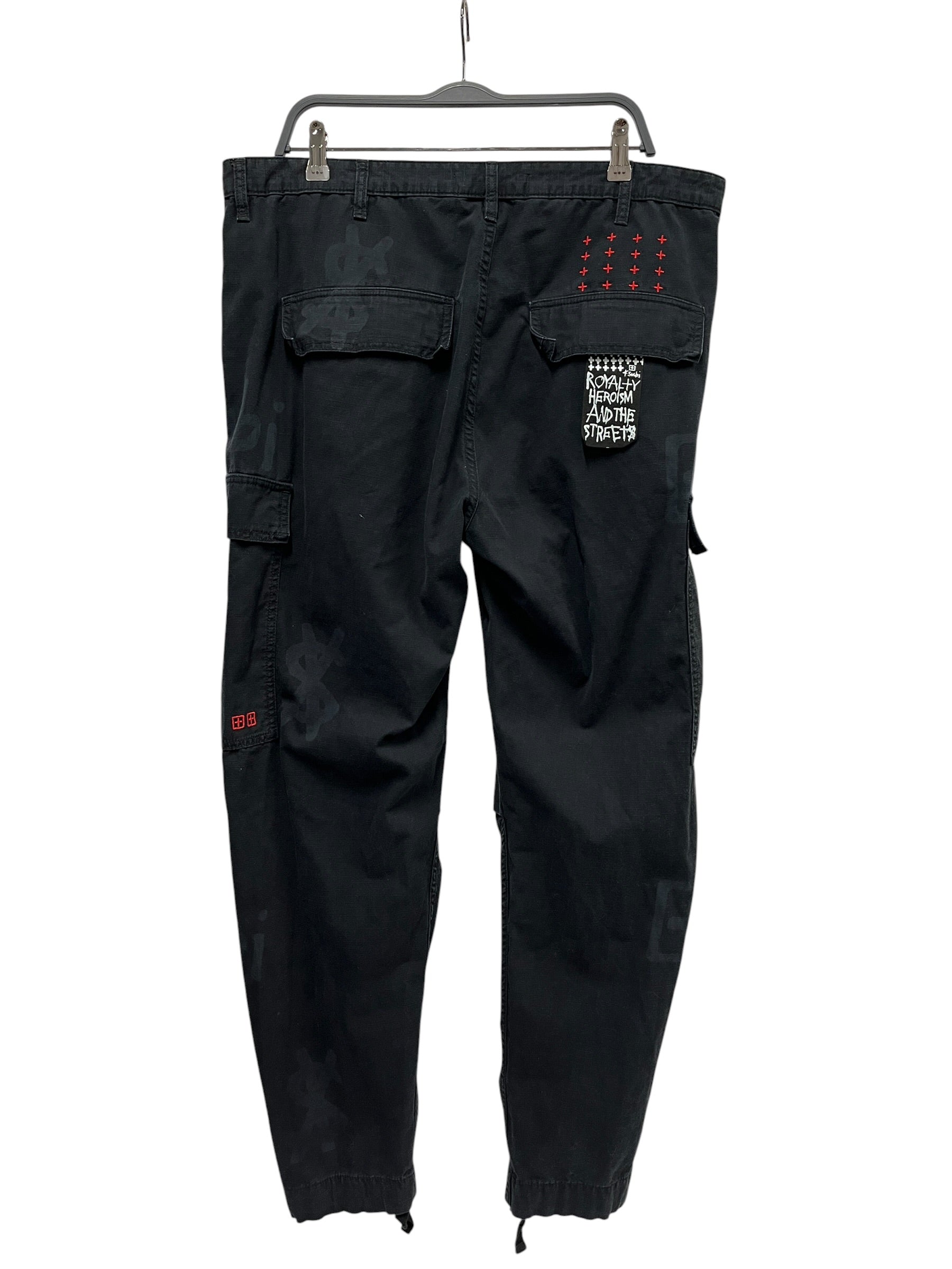 ksubi/Cargo Pants/XL/Cotton/BLK/All Over Print/FUGITIVE CARGO PANT KASH BOX view 2