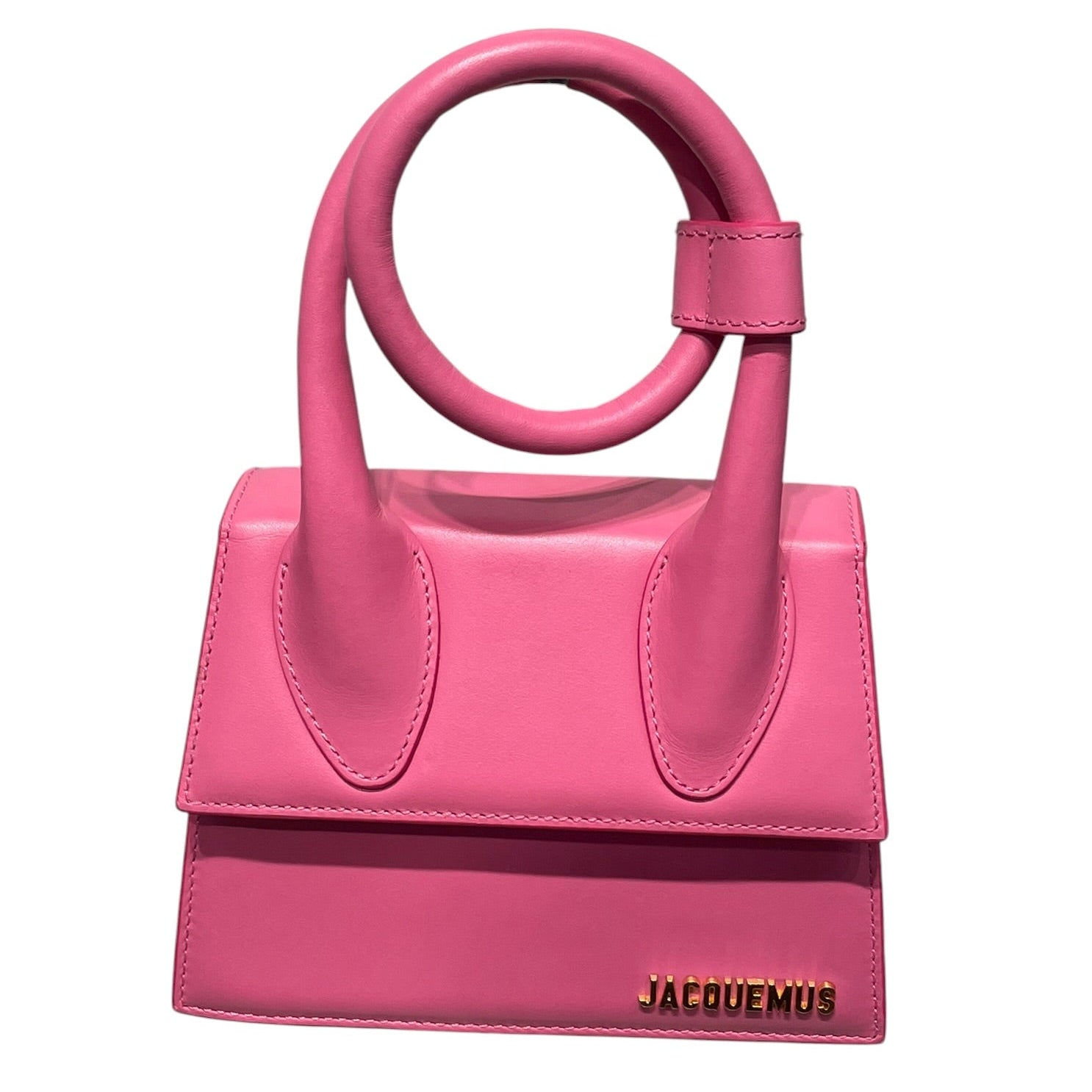 JACQUEMUS/Cross Body Bag/Leather/PNK/Le Grand Chiquito Bag view 1