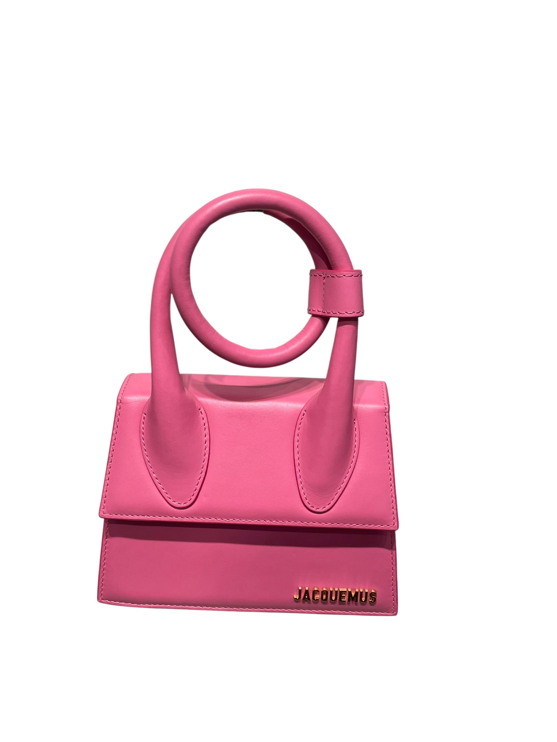 JACQUEMUS/Cross Body Bag/Leather/PNK/Le Grand Chiquito Bag view 1