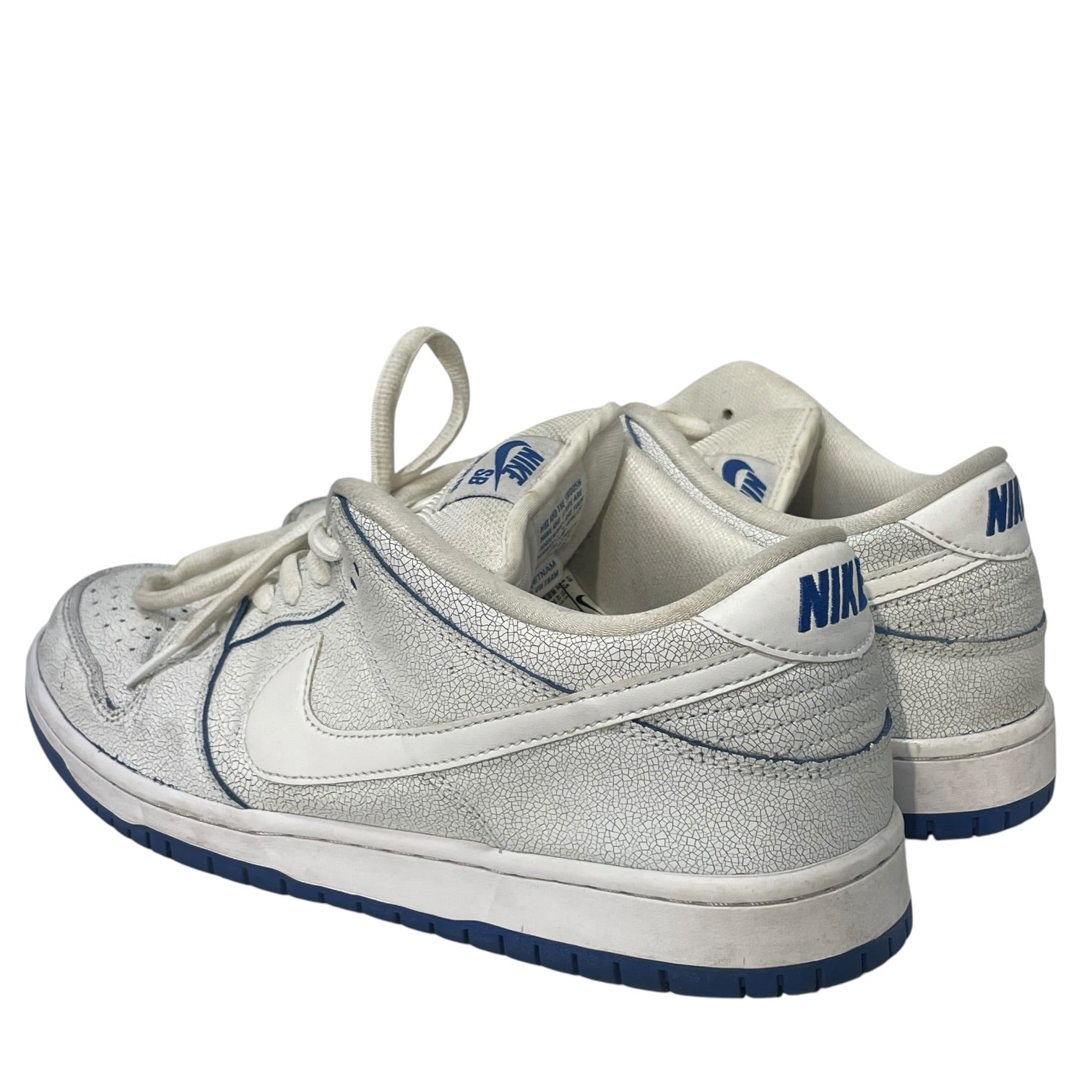 NIKE/SB DUNK LOW PRO PRM/Low-Sneakers/US 11.5/Leather/WHT/CJ6884-100 view 2
