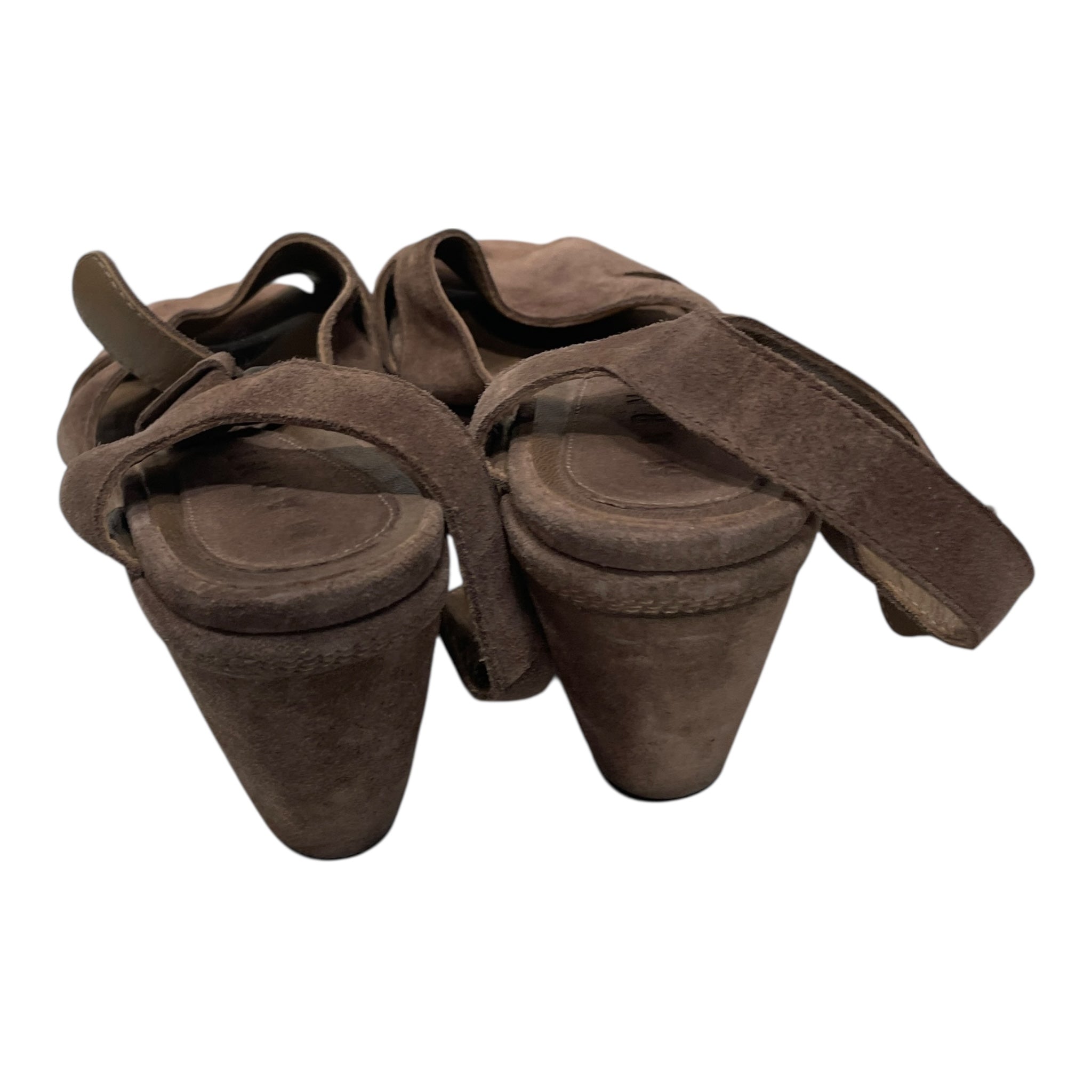 MARNI/Sandals/EU 40/Suede/BRW/WEDGE SANDAL view 3