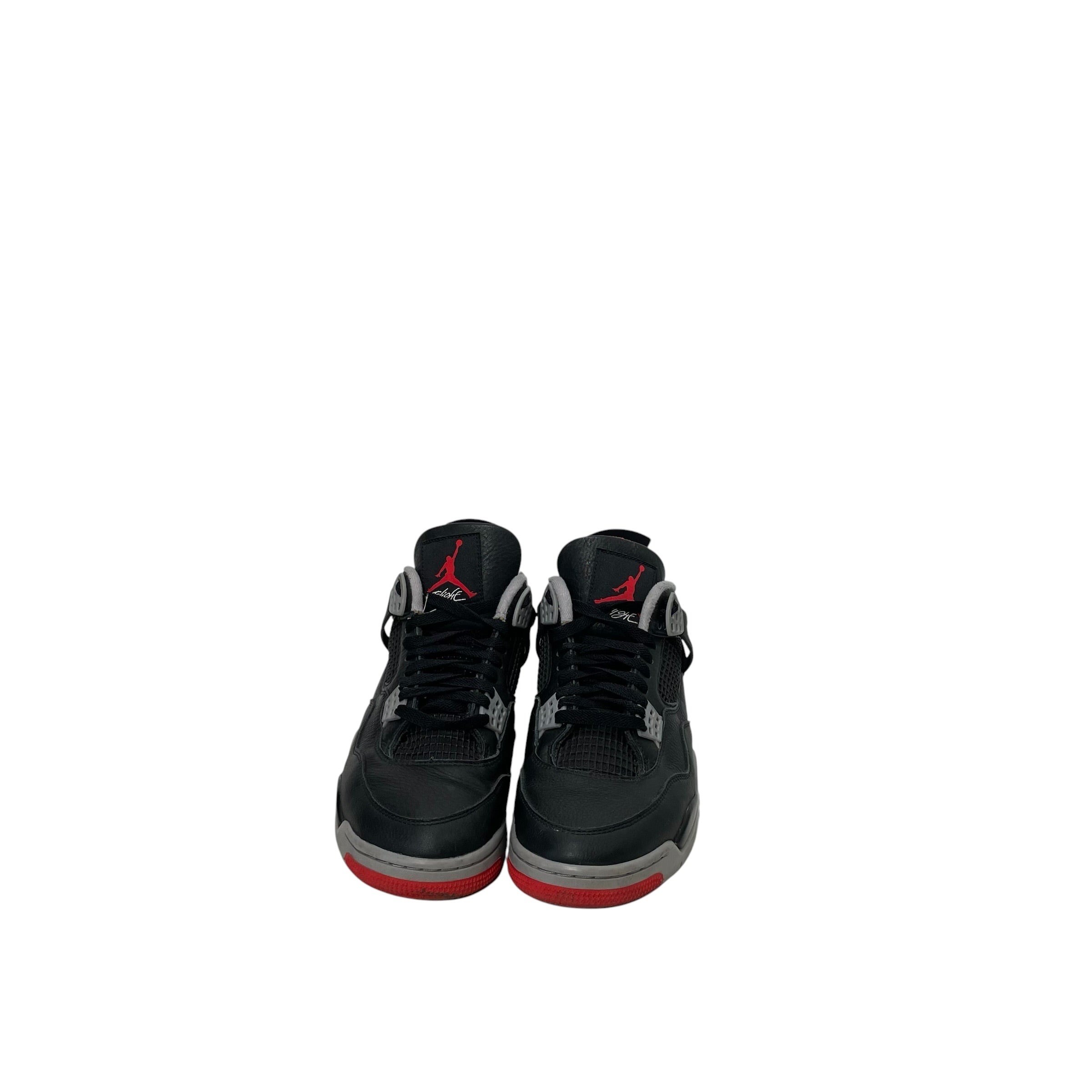 NIKE/Hi-Sneakers/US 10.5/Leather/BLK/AIR JORDAN 4 RETRO BRED view 3