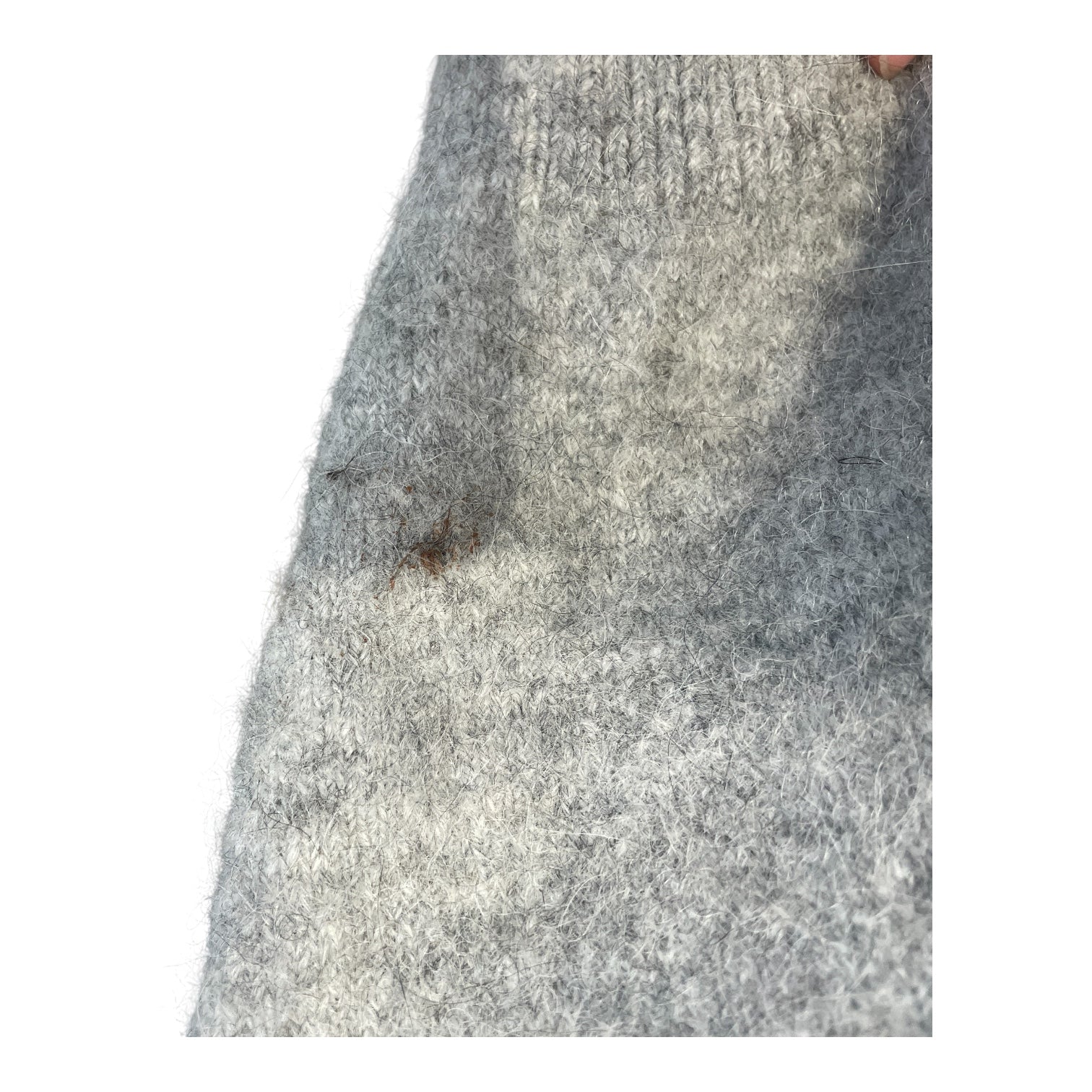 PURPLE BRAND/Sweater/XXL/Alpaca/GRY/knit sweater, light greenlogo view 5