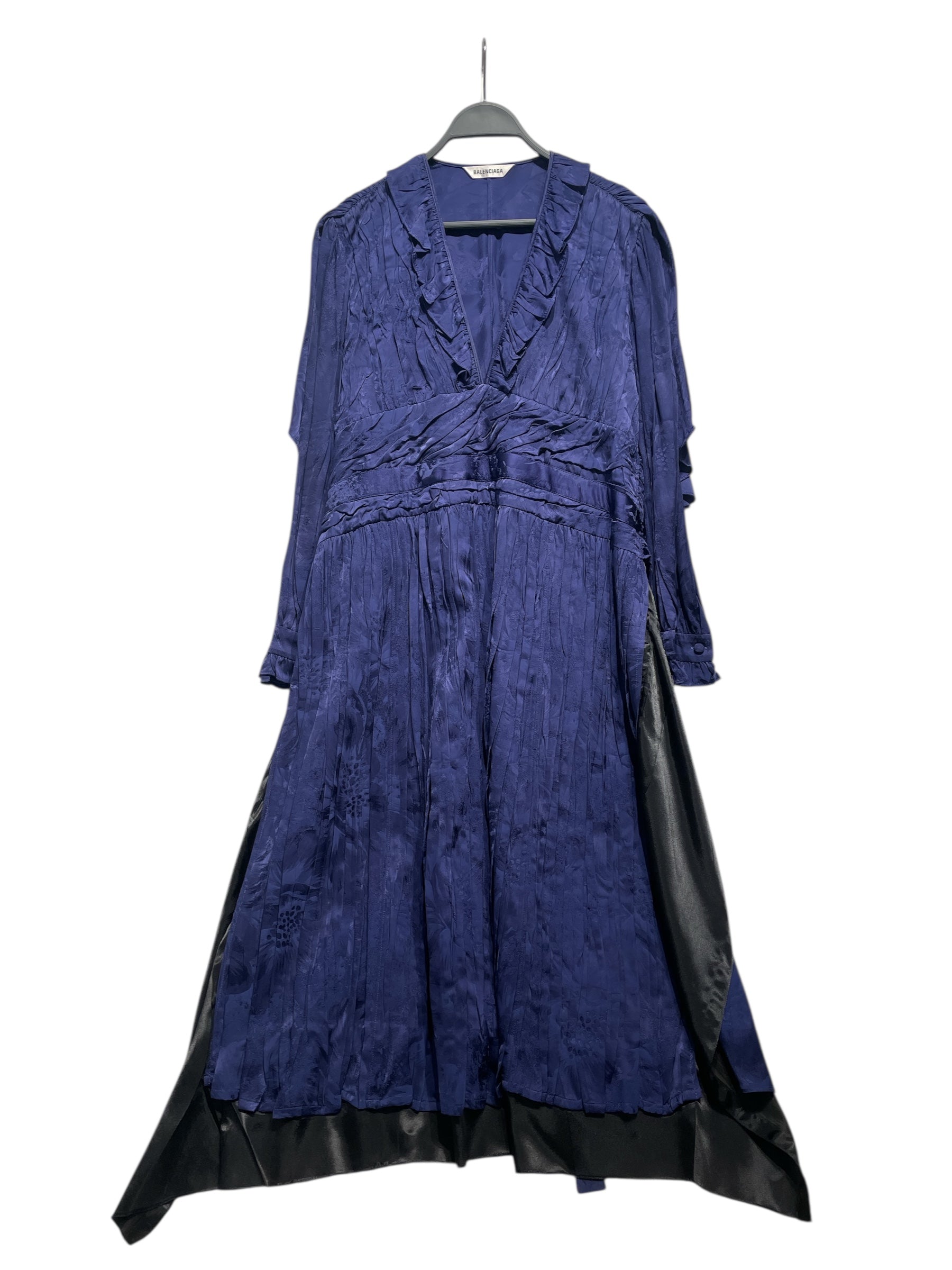 BALENCIAGA/LS Dress/Polyester/NVY/AFTERWORLD view 1