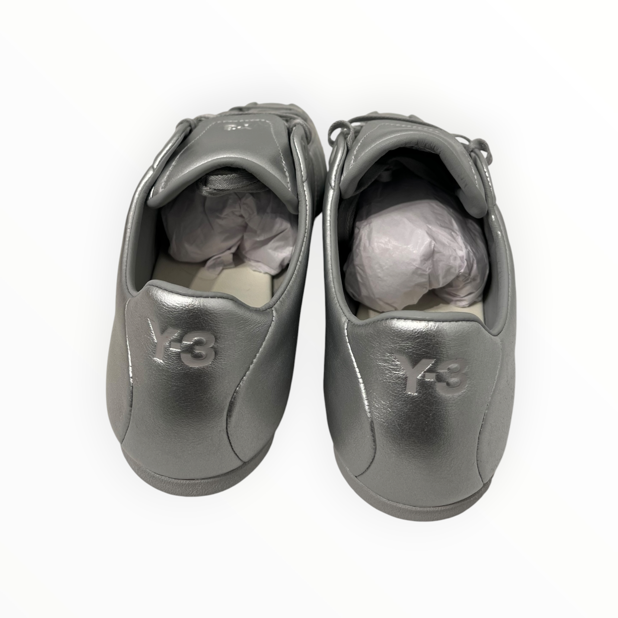 Y-3/Low-Sneakers/US 8.5/Leather/SLV/KI7112 FIELD 8.5 SLV view 3