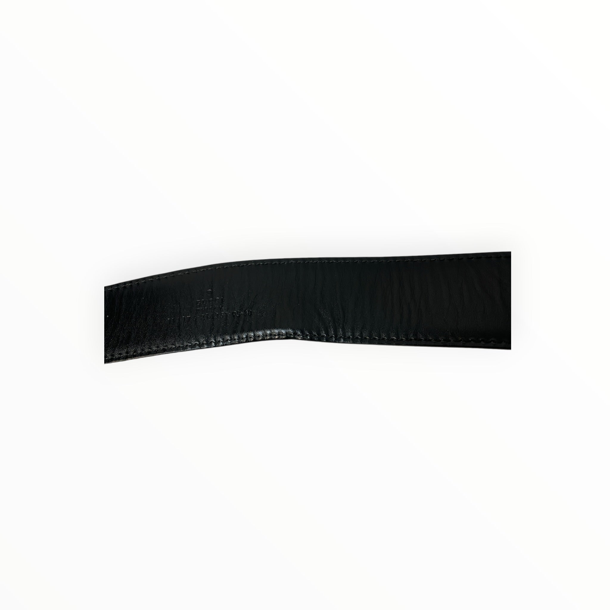 GUCCI/Belt/Monogram/Leather/BLK/M's/Interlocking G view 3