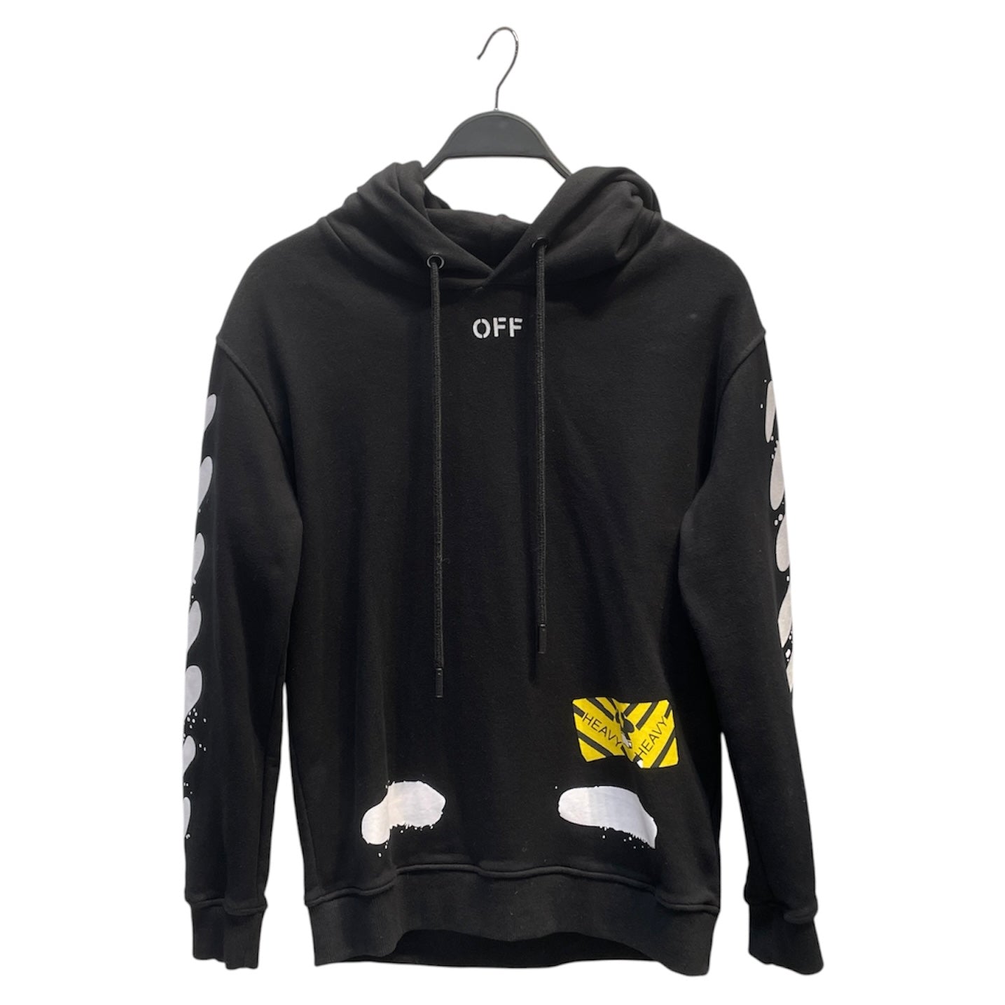 OFF-WHITE/Sweatshirt/S/Cotton/BLK/Spray Paint view 1