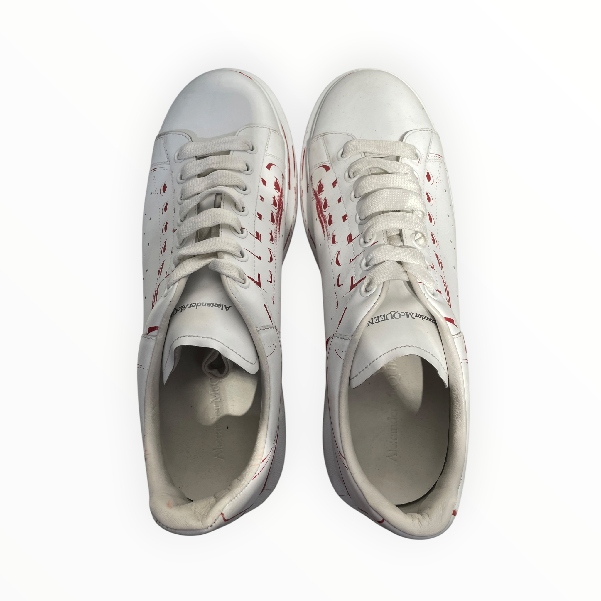 Alexander McQueen/Low-Sneakers/EU 46/Leather/WHT/TORMPOIE OVERSIZED SNEAKER view 3