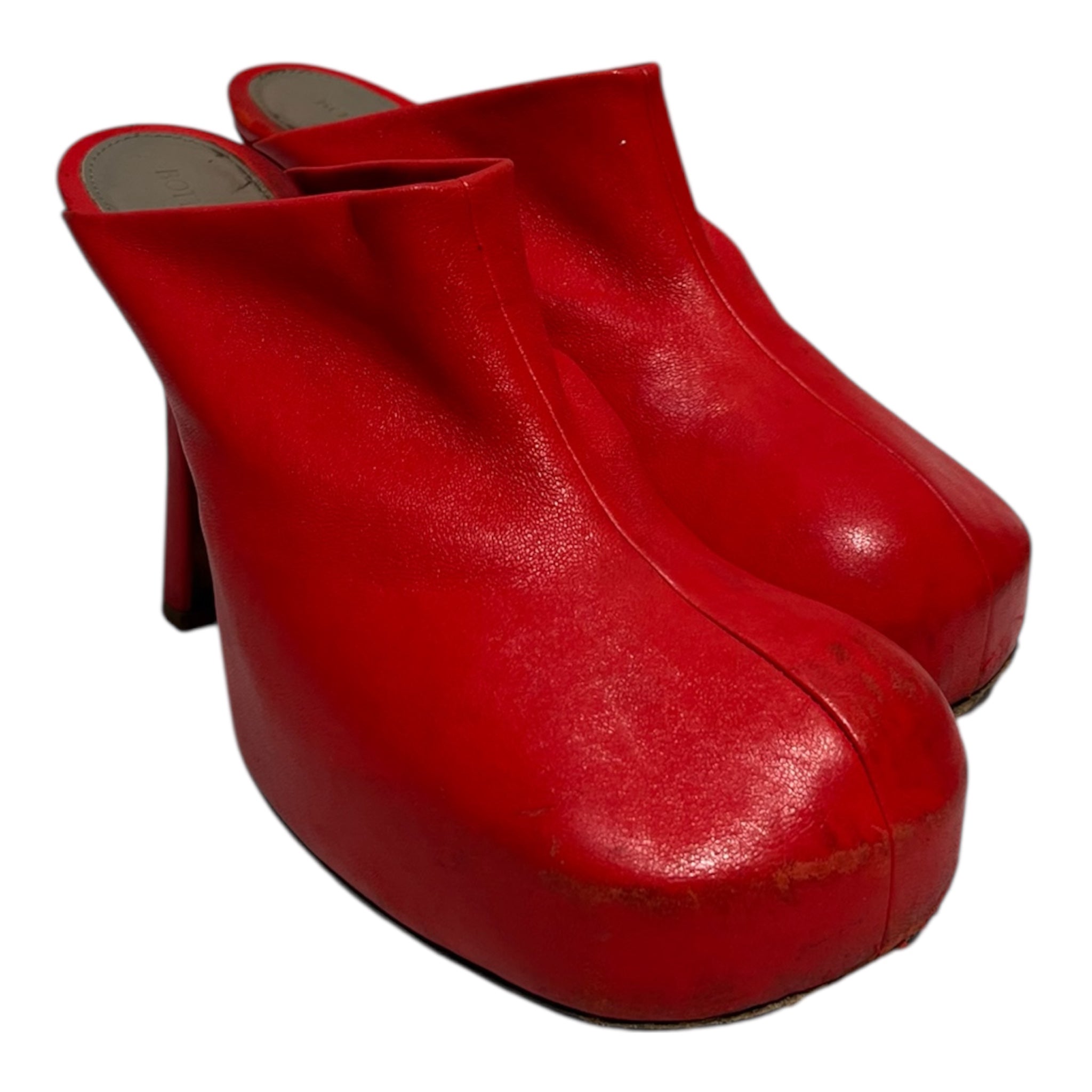 BOTTEGA VENETA/Heels/EU 36.5/Leather/RED/ view 1