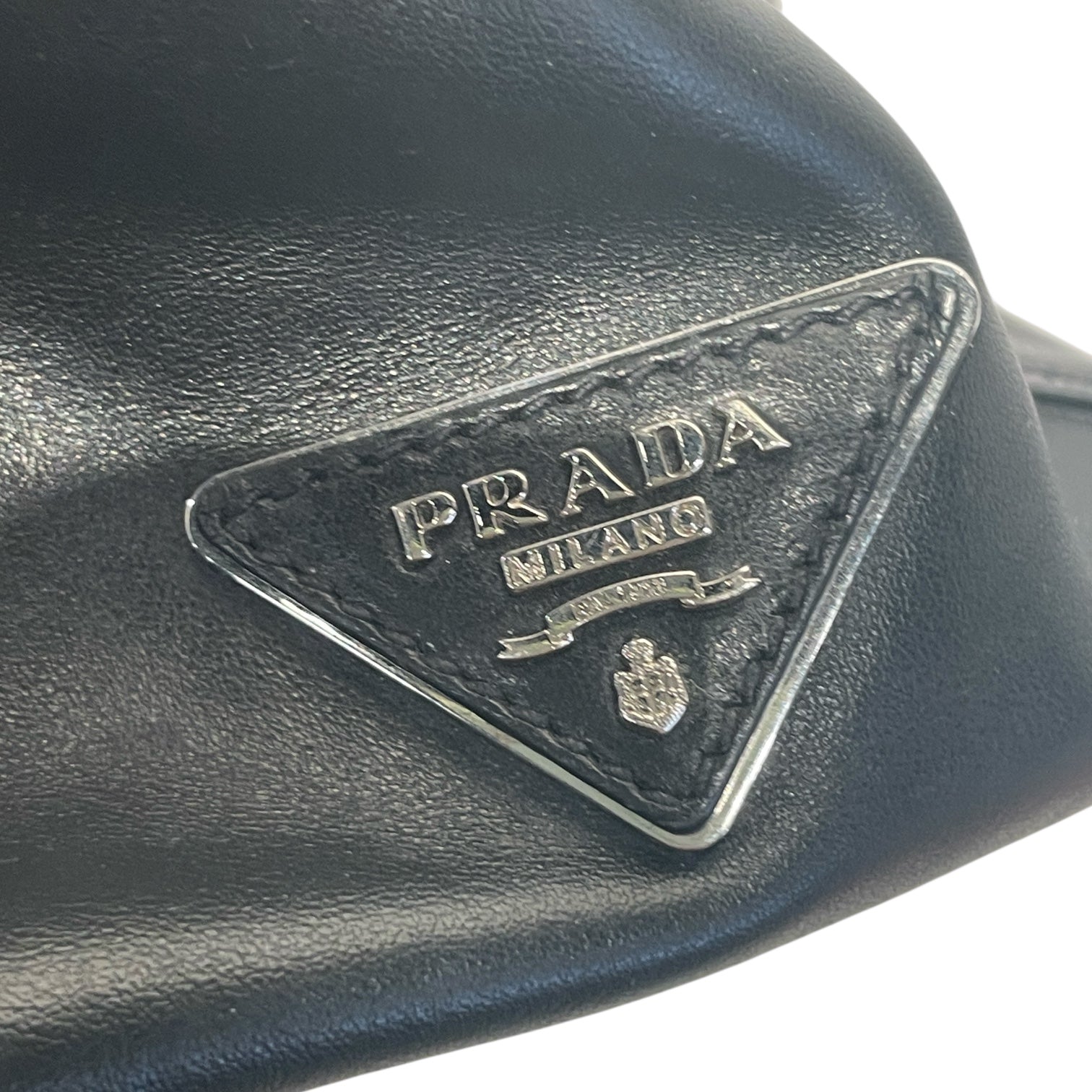 PRADA/Hand Bag/Stripe/Leather/BRW/Baiadera view 5